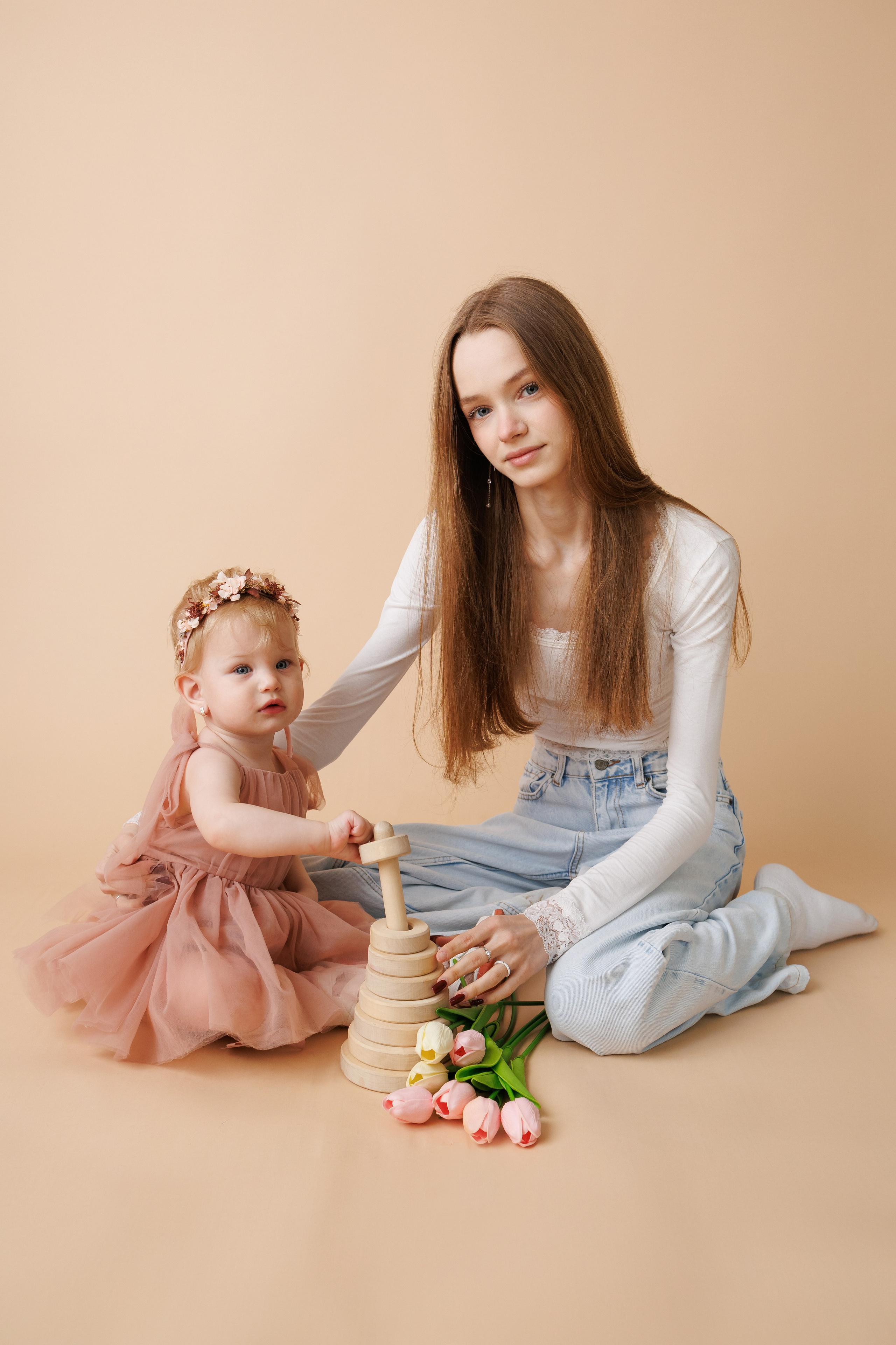 Юлечке 1 годик. Фотограф новорожденный малышей Новосибирск
