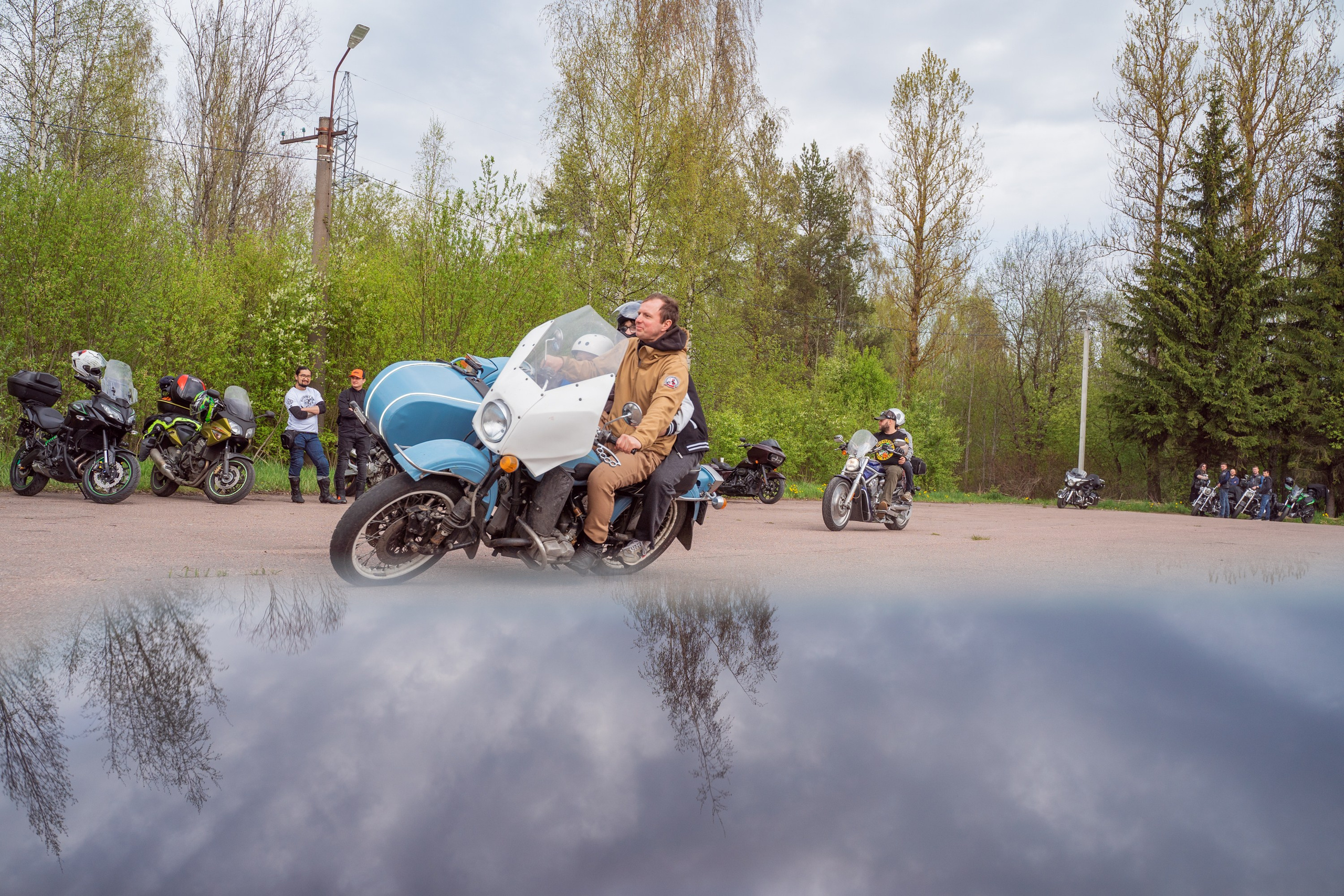 Мотоциклы —репортажная фотосъемка в Санкт-Петербурге. Свадебный, семейный, портретный, репортажный фотограф в Санкт-Петербурге