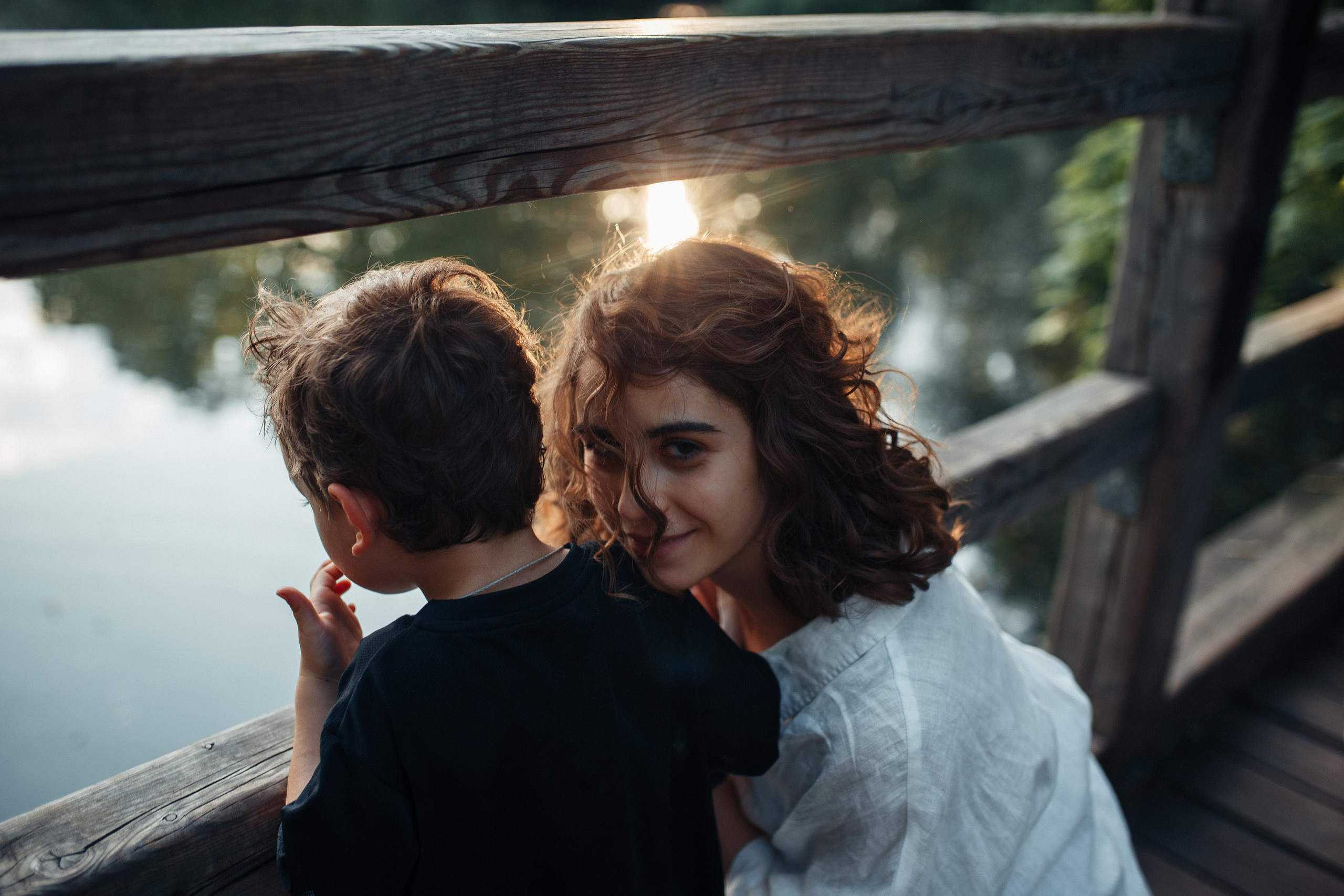 Ксения и маленький Гриша. Семейный фотограф в Москве. Дарья Долгих