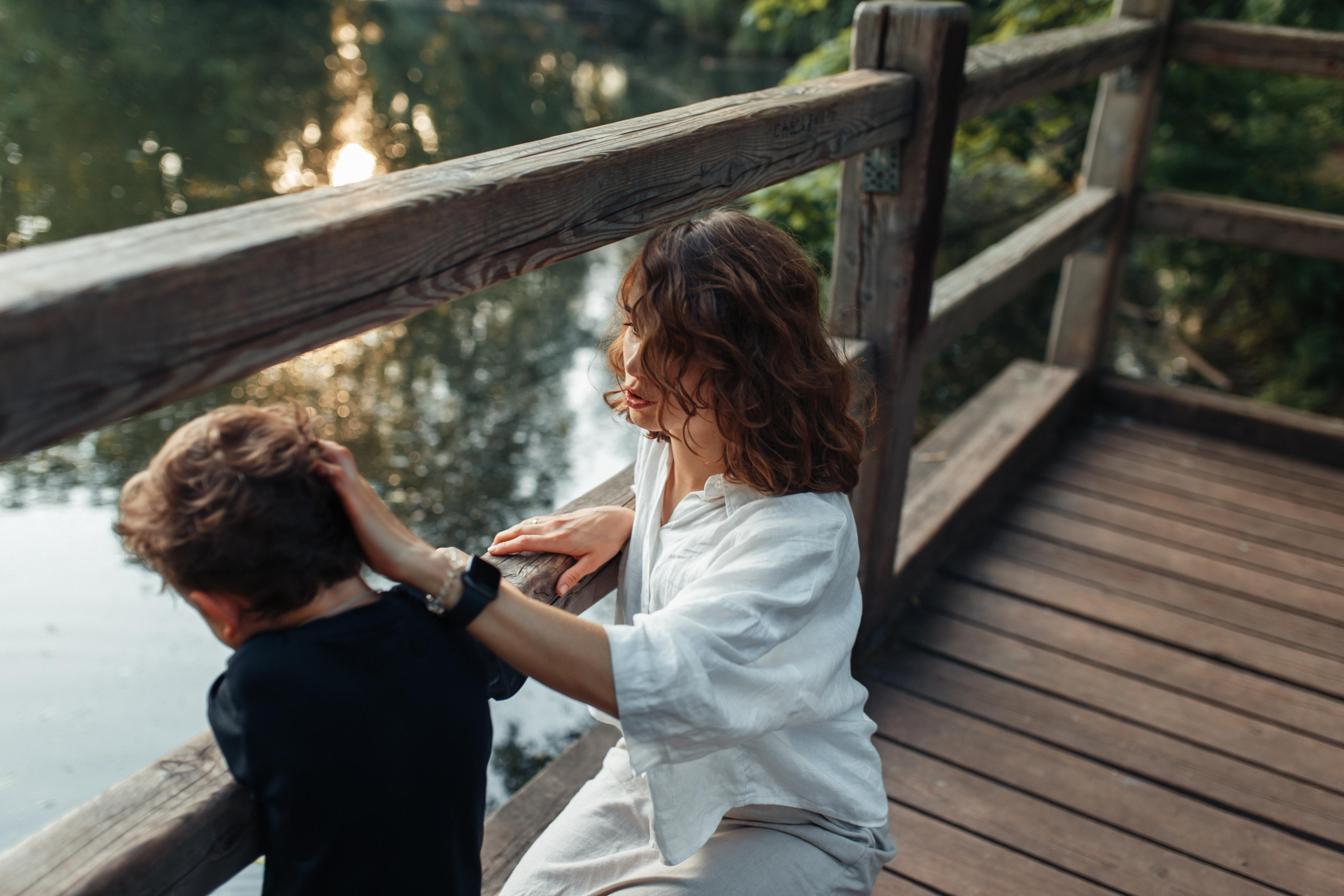 Ксения и маленький Гриша. Семейный фотограф в Москве. Дарья Долгих