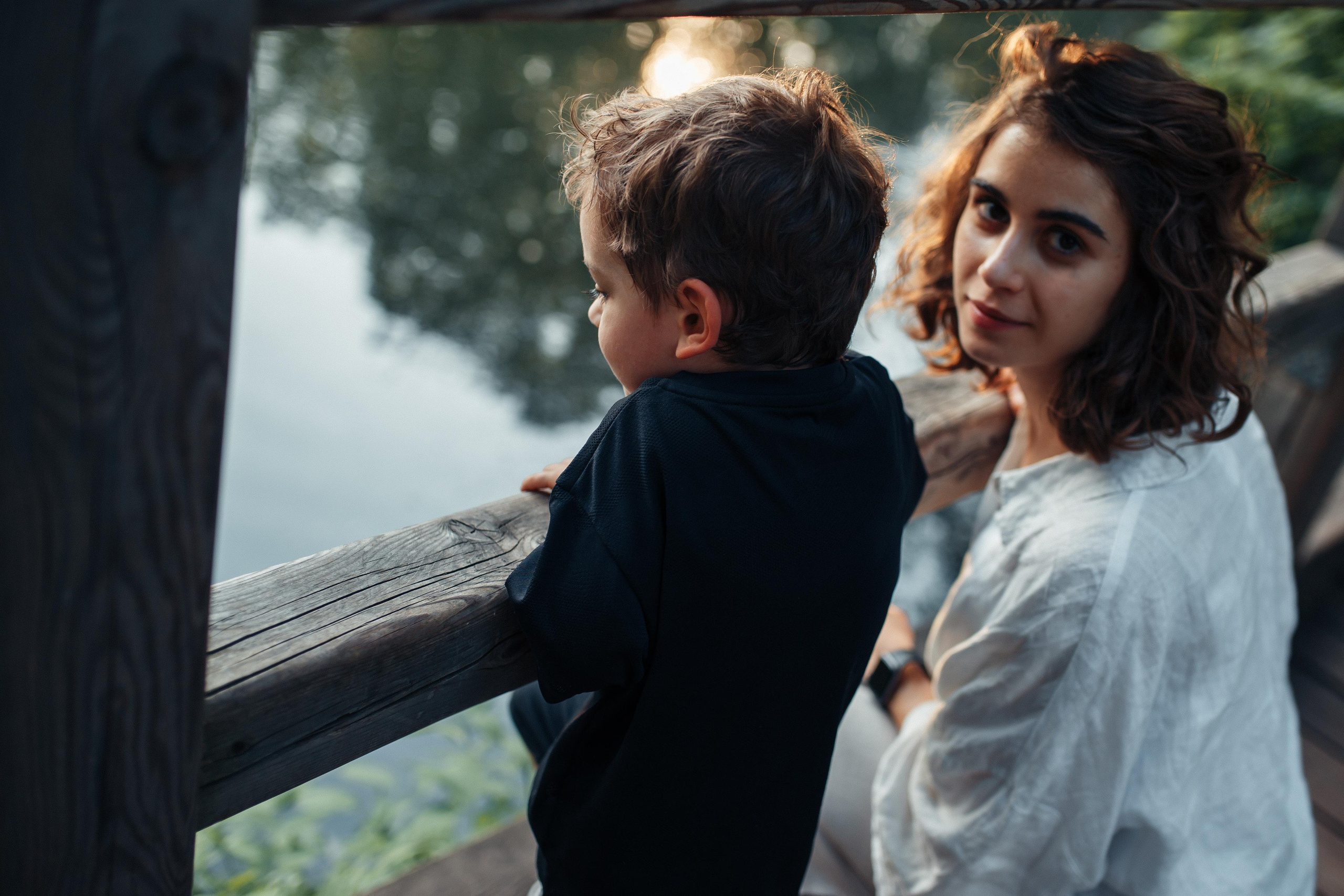 Ксения и маленький Гриша. Семейный фотограф в Москве. Дарья Долгих