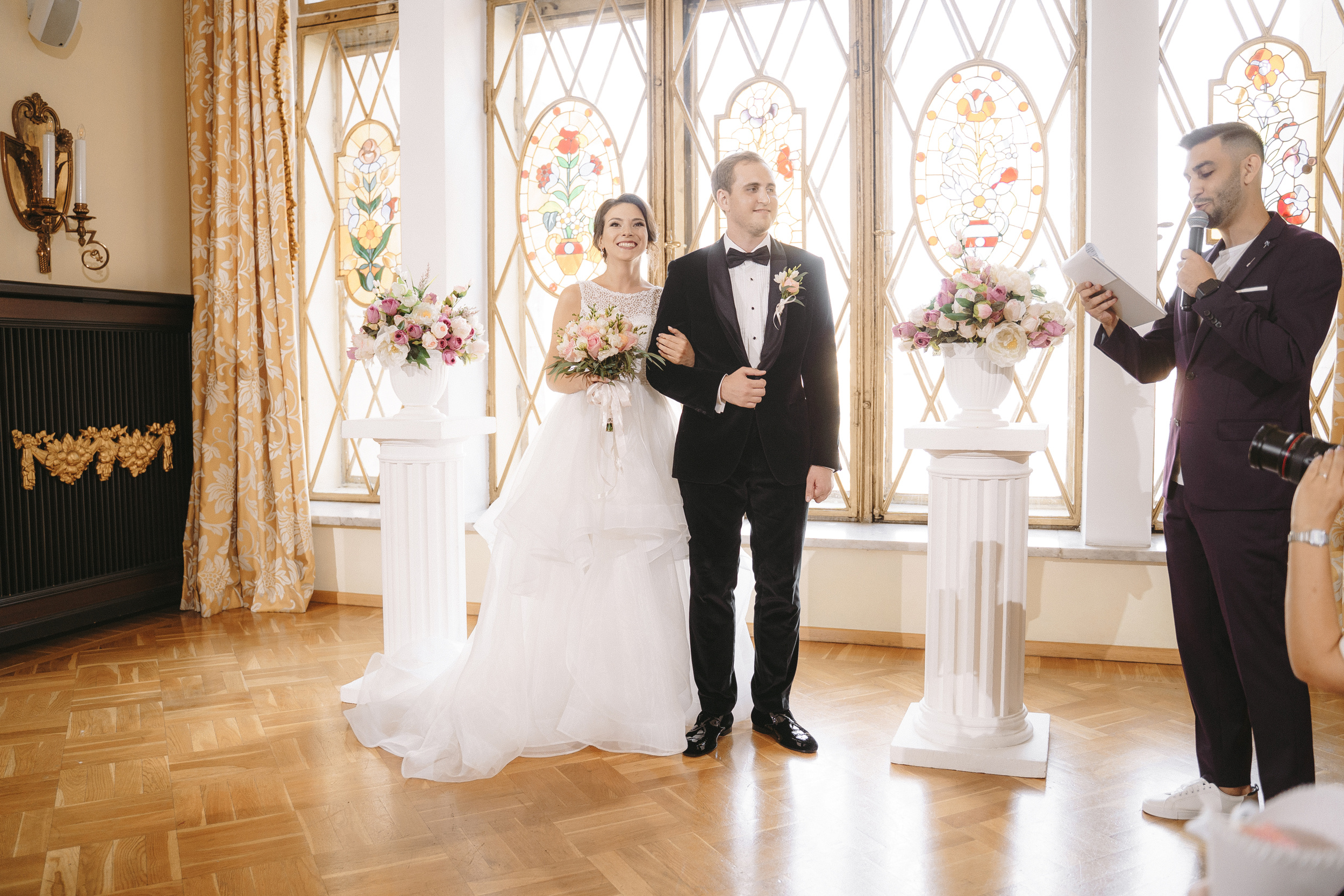 Свадебная фотосессия Hilton Moscow Leningradskaya 5* для Андрея и Дили