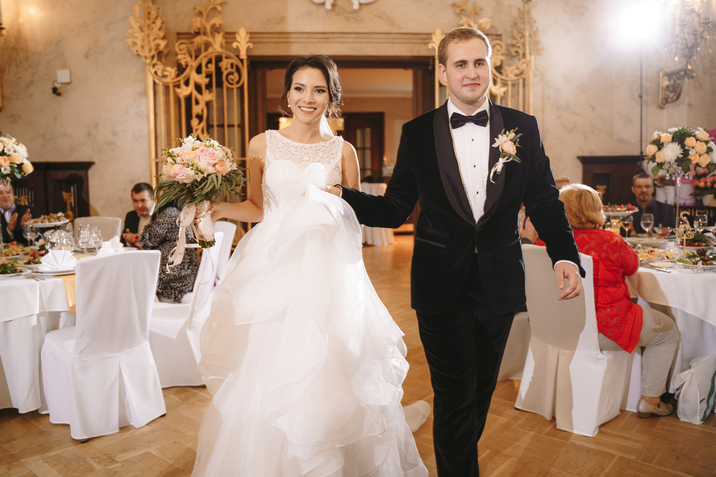 Свадебная фотосессия Hilton Moscow Leningradskaya 5* для Андрея и Дили