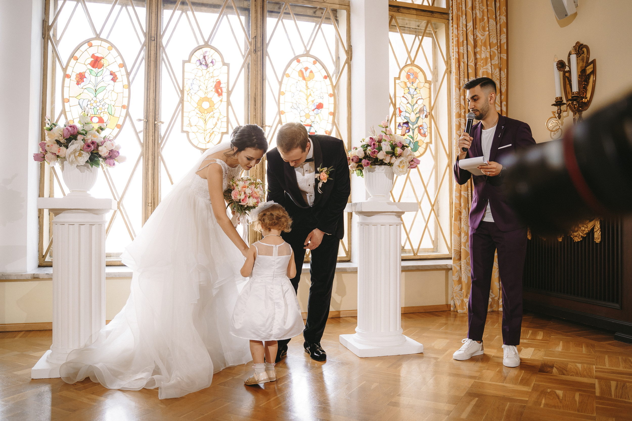 Свадебная фотосессия Hilton Moscow Leningradskaya 5* для Андрея и Дили