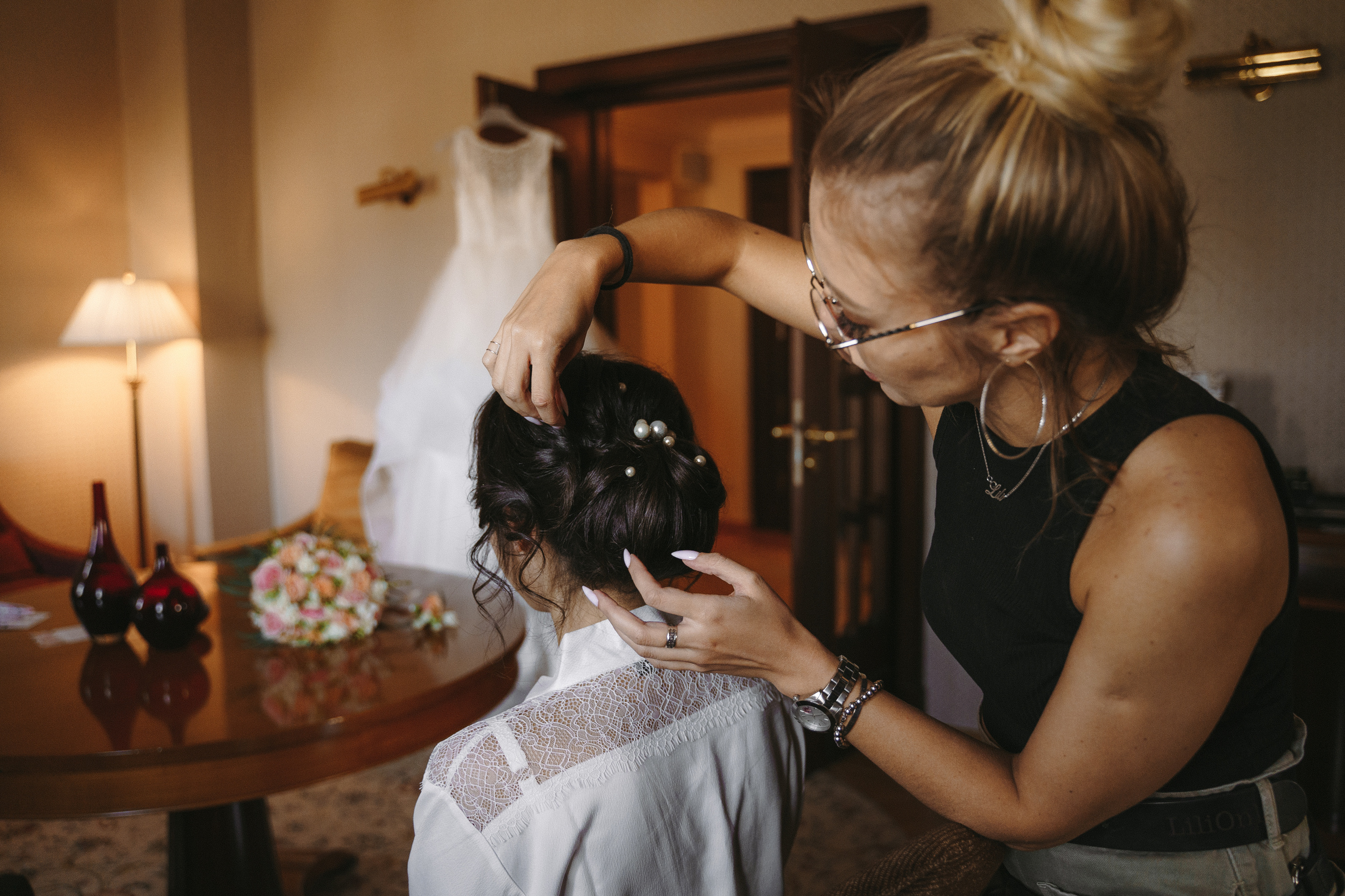 Свадебная фотосессия Hilton Moscow Leningradskaya 5* для Андрея и Дили