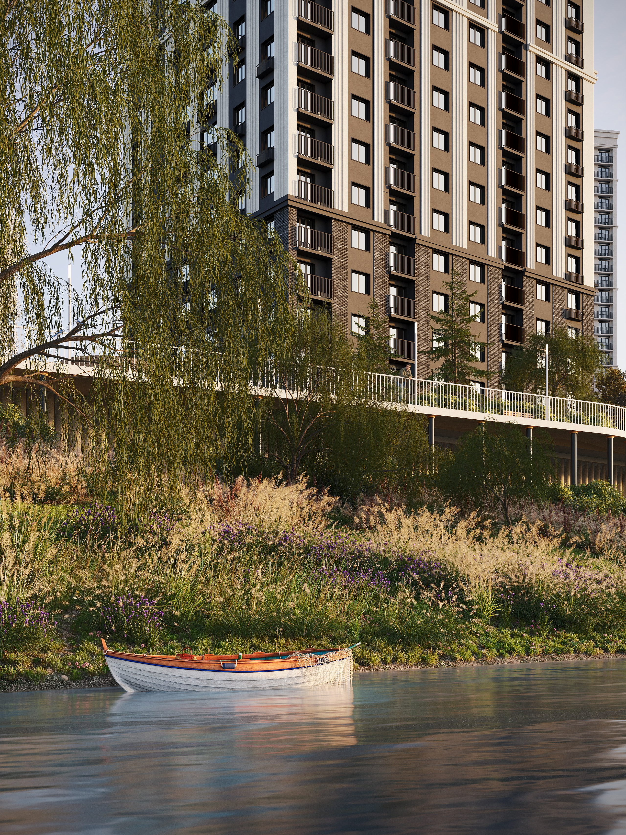Cedar coast. Архитектурная 3д визуализация