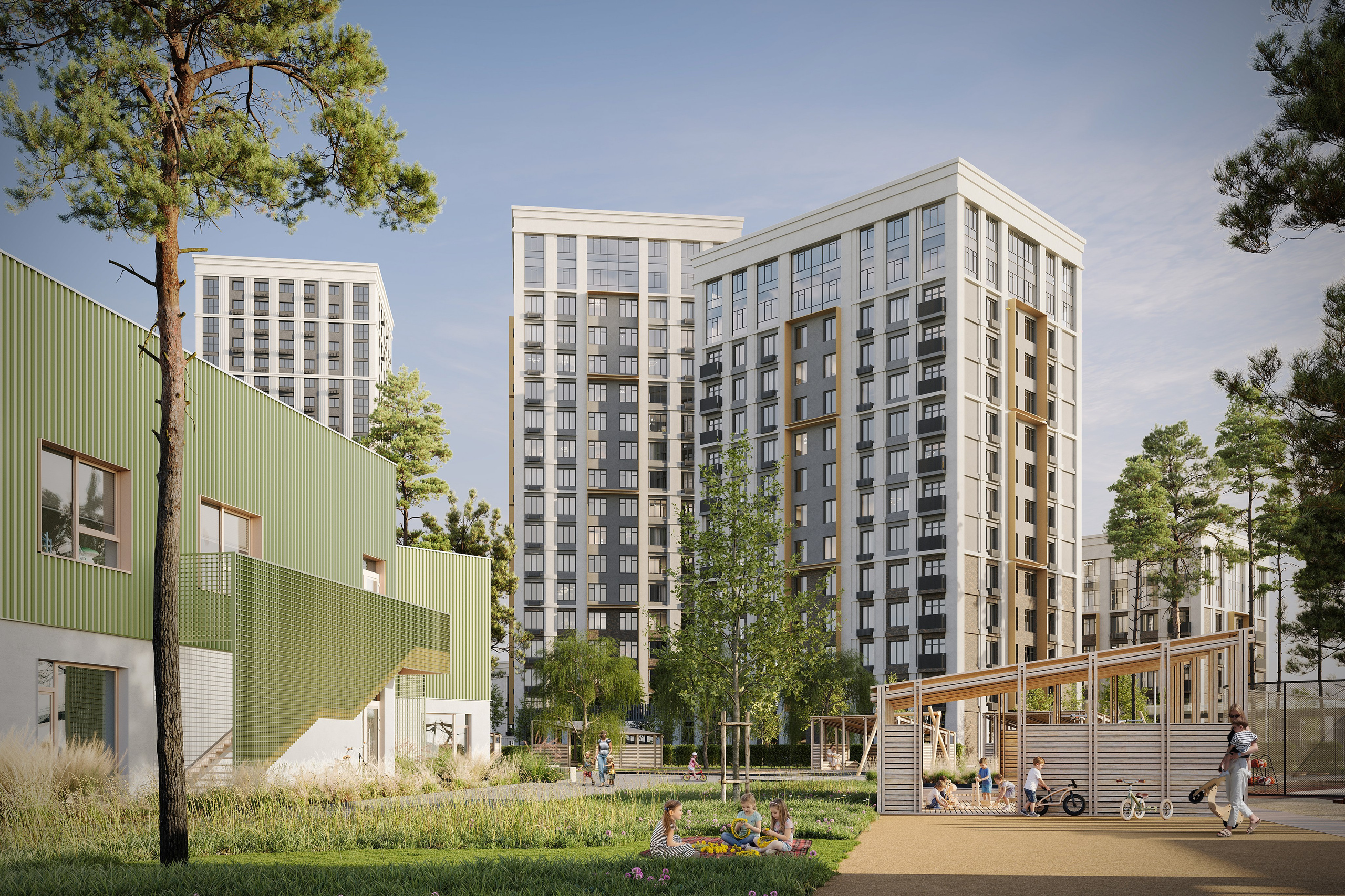 Cedar coast. Архитектурная 3д визуализация