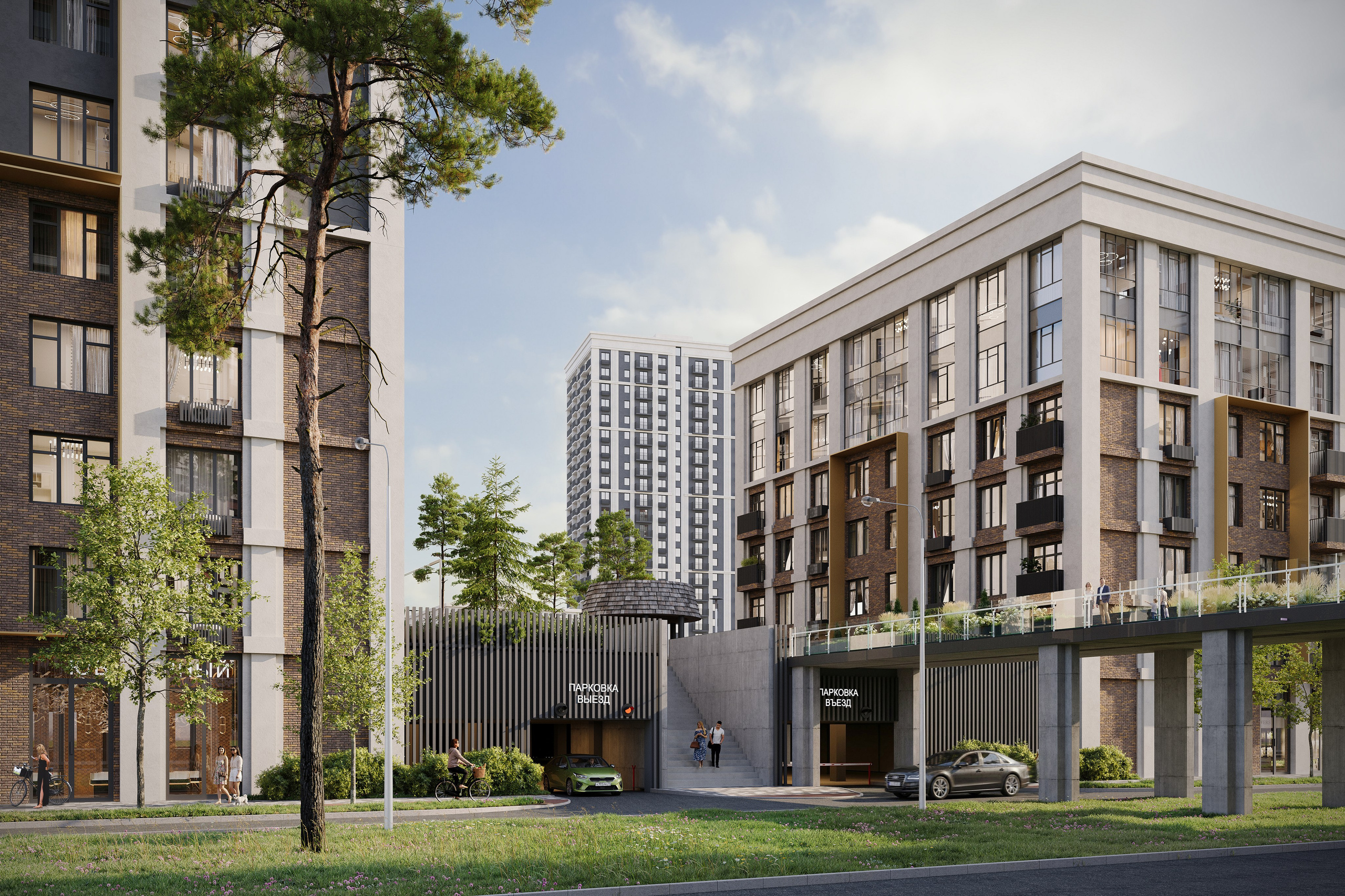 Cedar coast. Архитектурная 3д визуализация