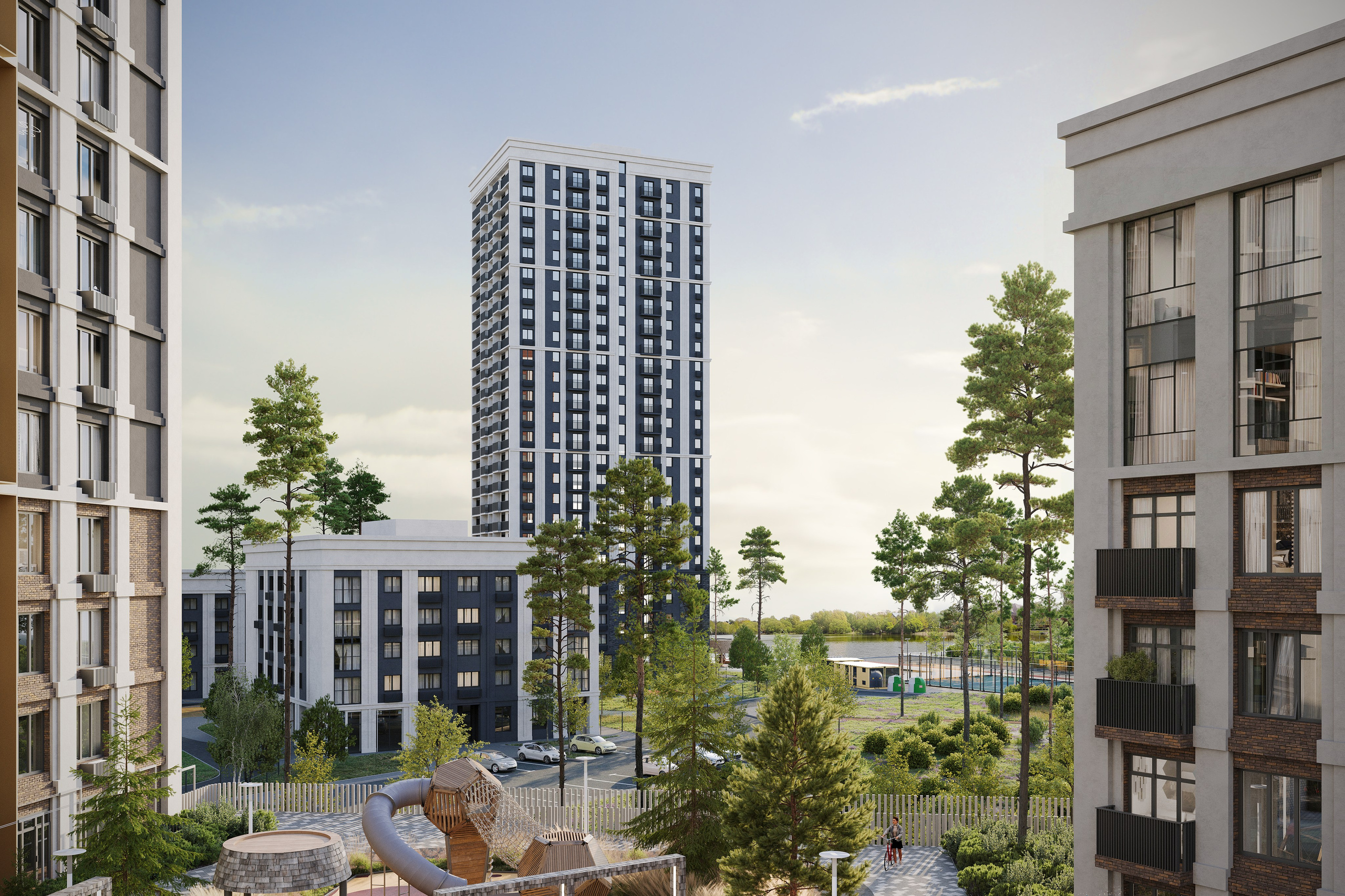 Cedar coast. Архитектурная 3д визуализация