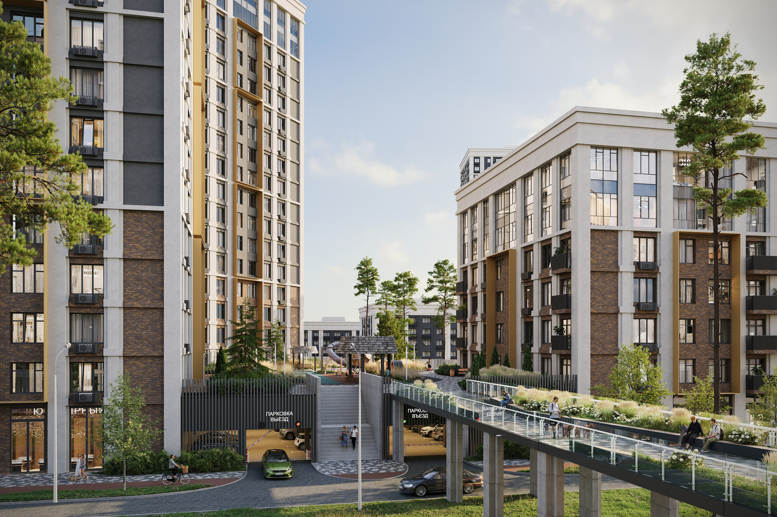 Cedar coast. Архитектурная 3д визуализация