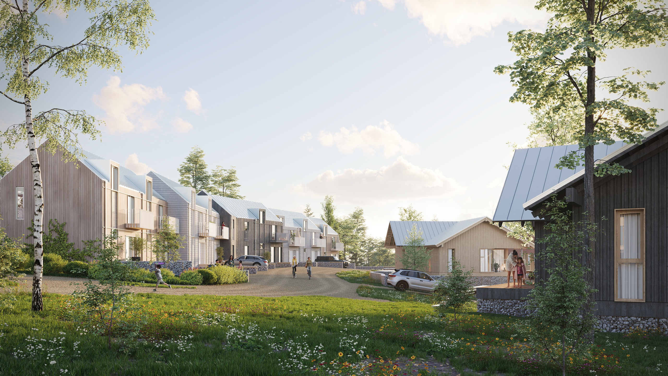 Lumimaki resort village| RHIZOME. Архитектурная 3д визуализация