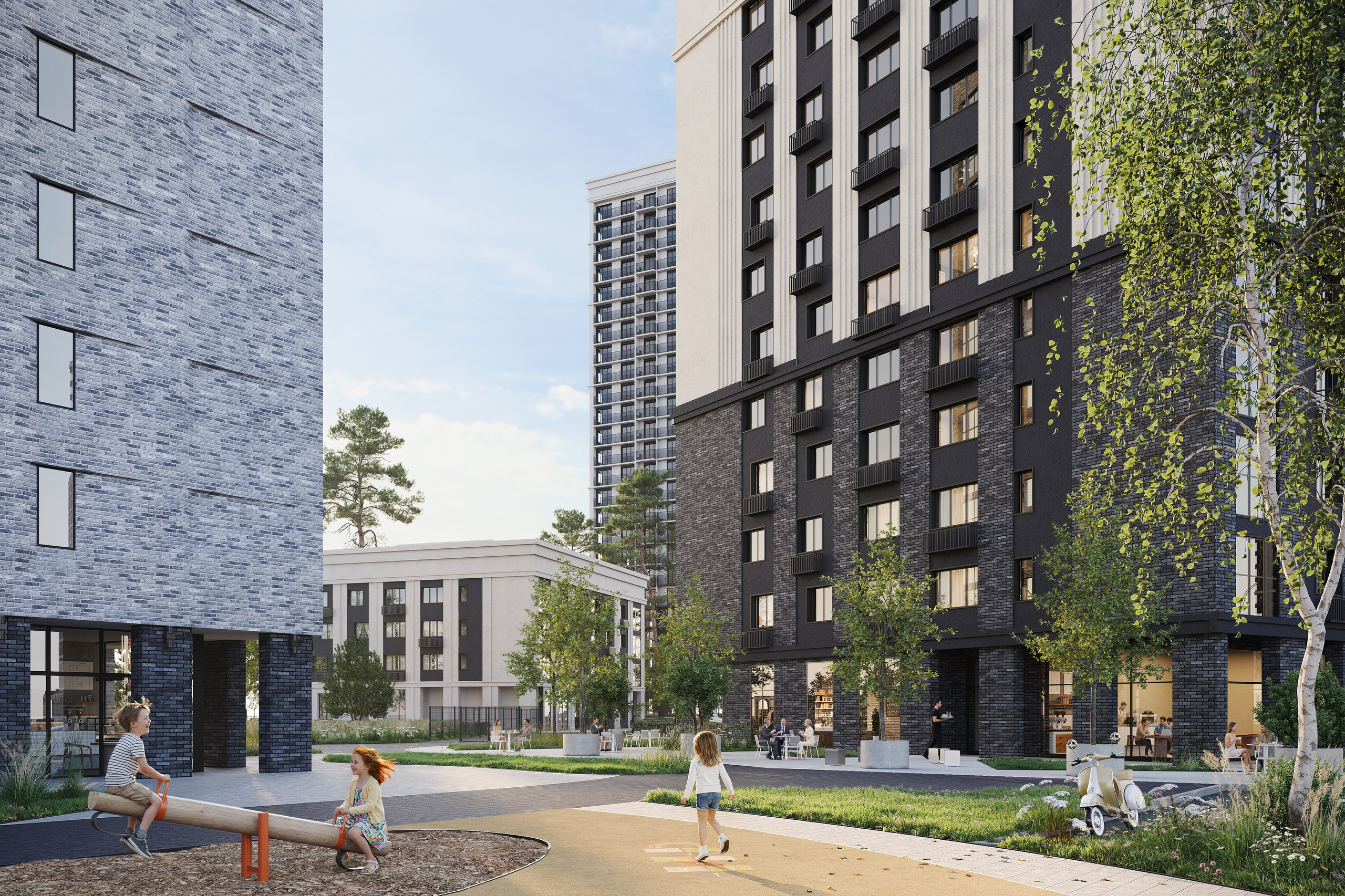 Cedar coast. Архитектурная 3д визуализация