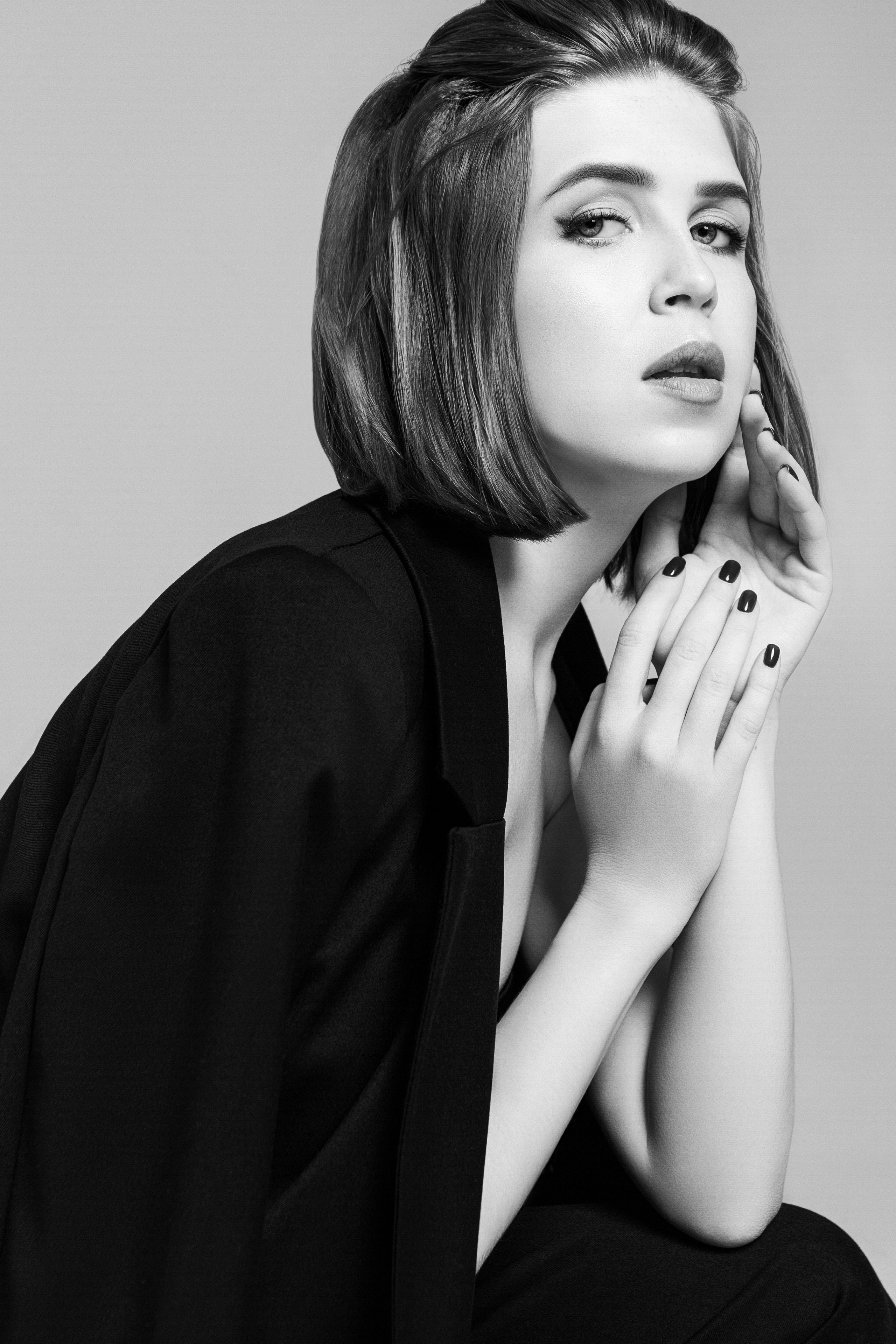 Минималистичные чёрно-белые портреты | Екатерина Космачева