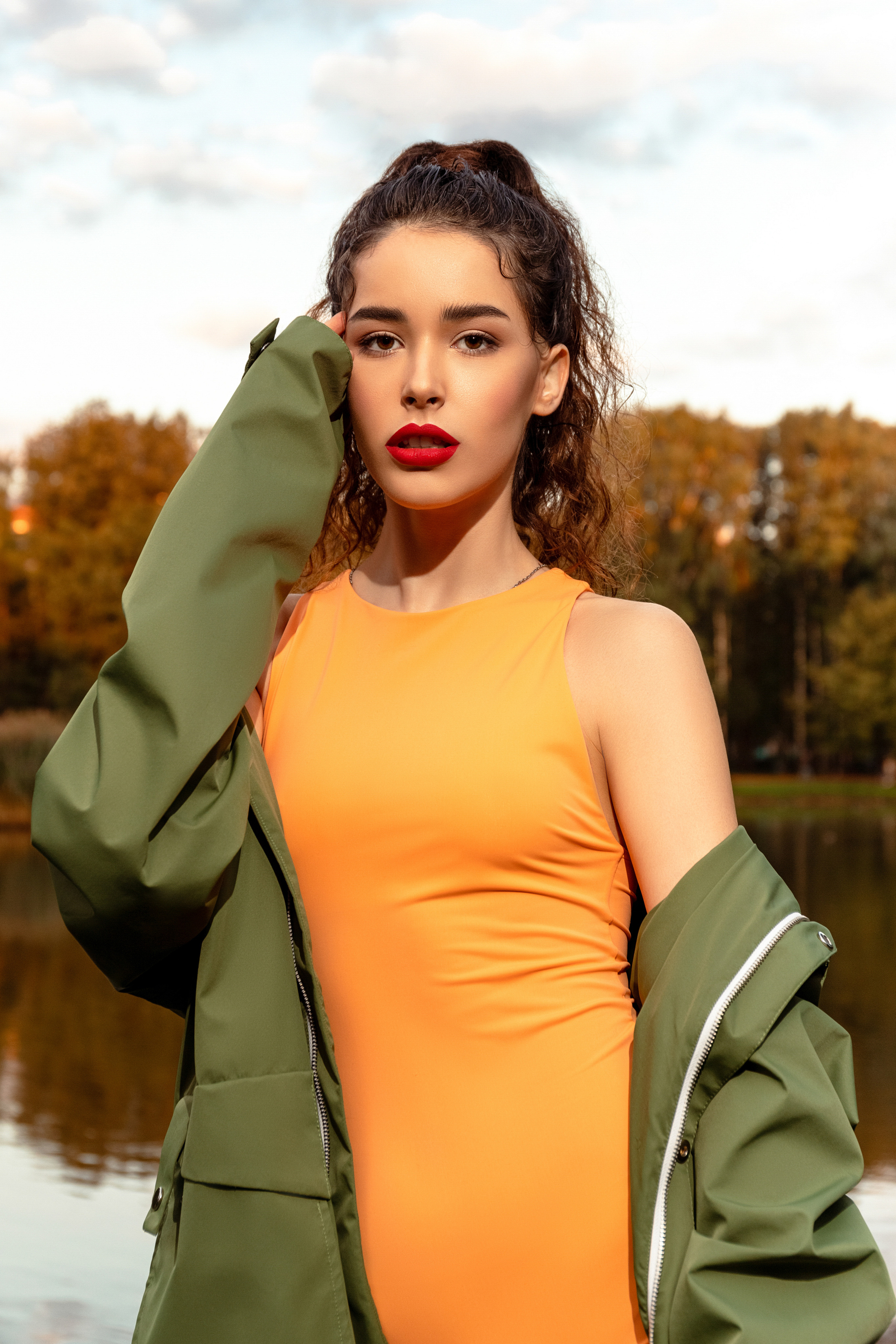 Осенняя fashion-съёмка в Таврическом парке | Фотограф Екатерина Космачева