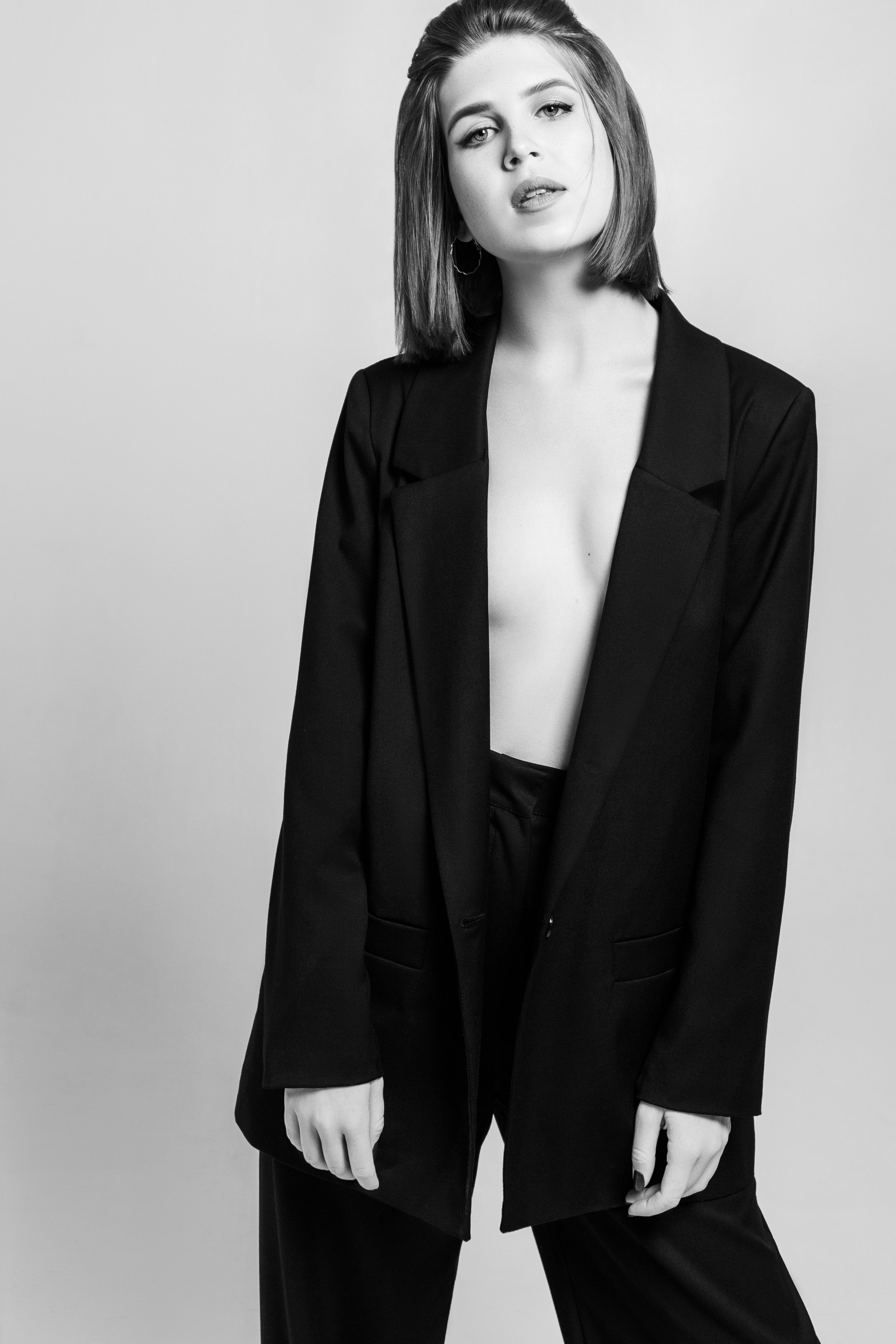 Минималистичные чёрно-белые портреты | Екатерина Космачева