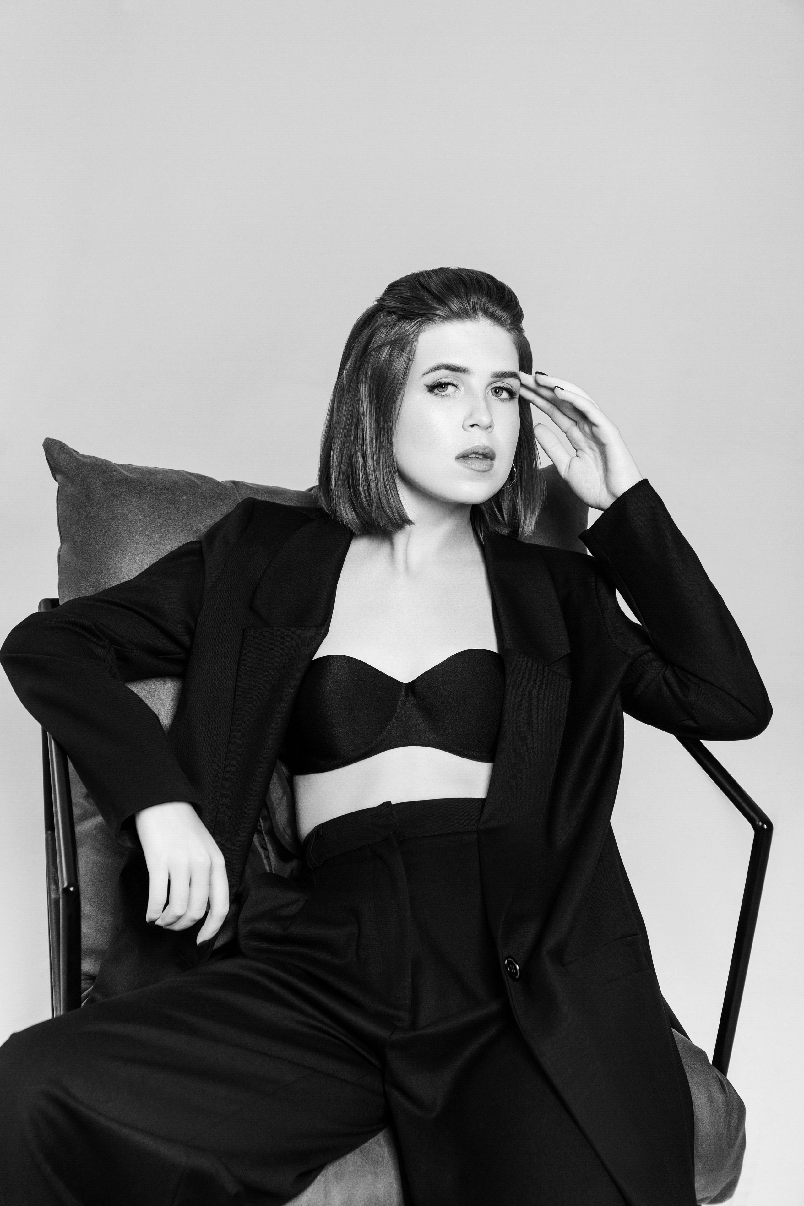 Минималистичные чёрно-белые портреты | Екатерина Космачева