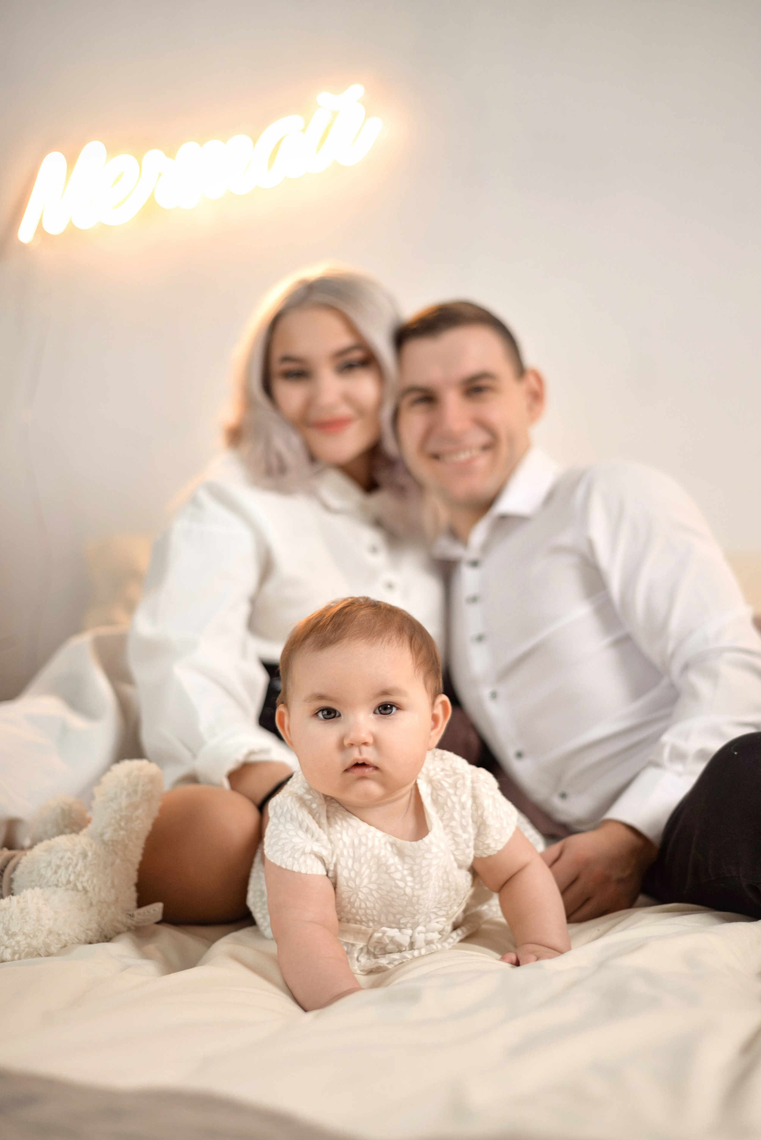 Семейная (Данил, Даша, Аделина) в студии Константа. Семейный и свадебный фотограф Галина Абакумова, фотосессии в Белгороде