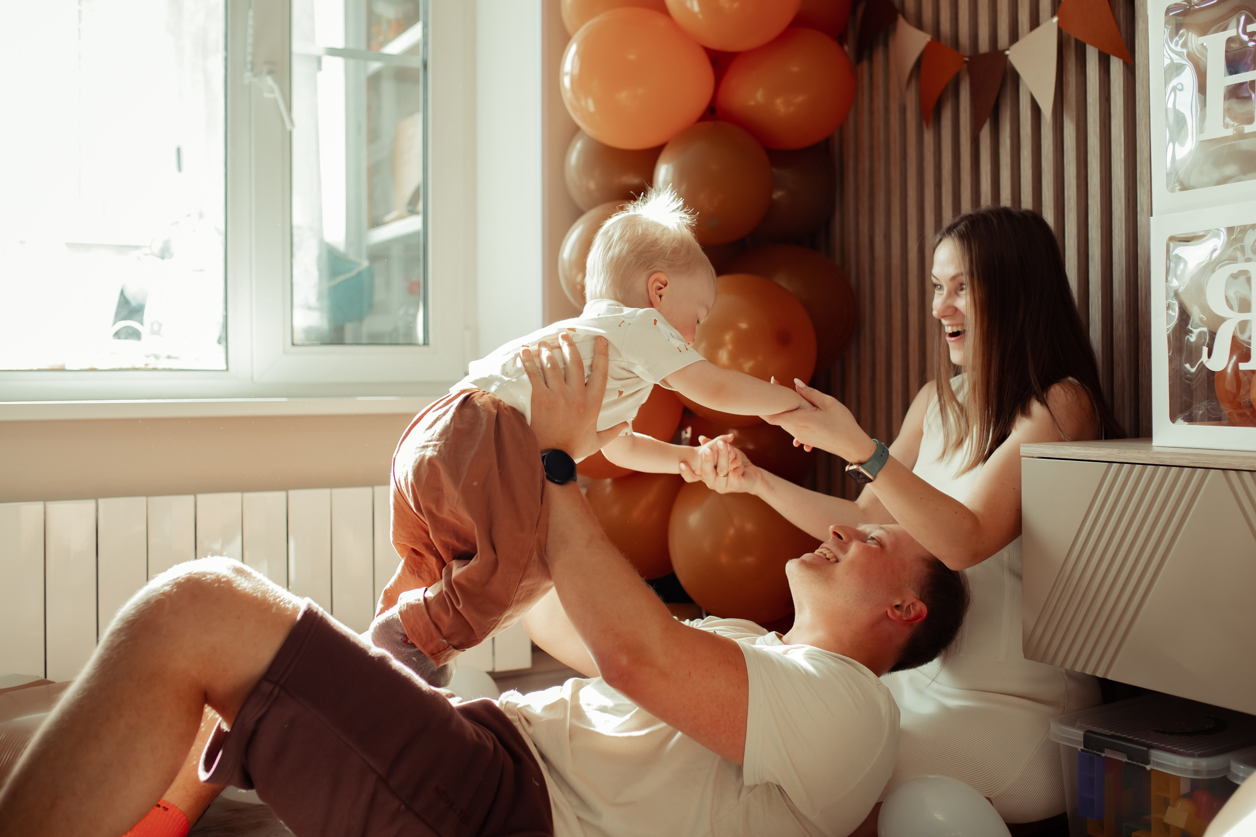 День рождение Арсения+домашняя съемка. Семейный и детский фотограф в Москве Дорогова Екатерина