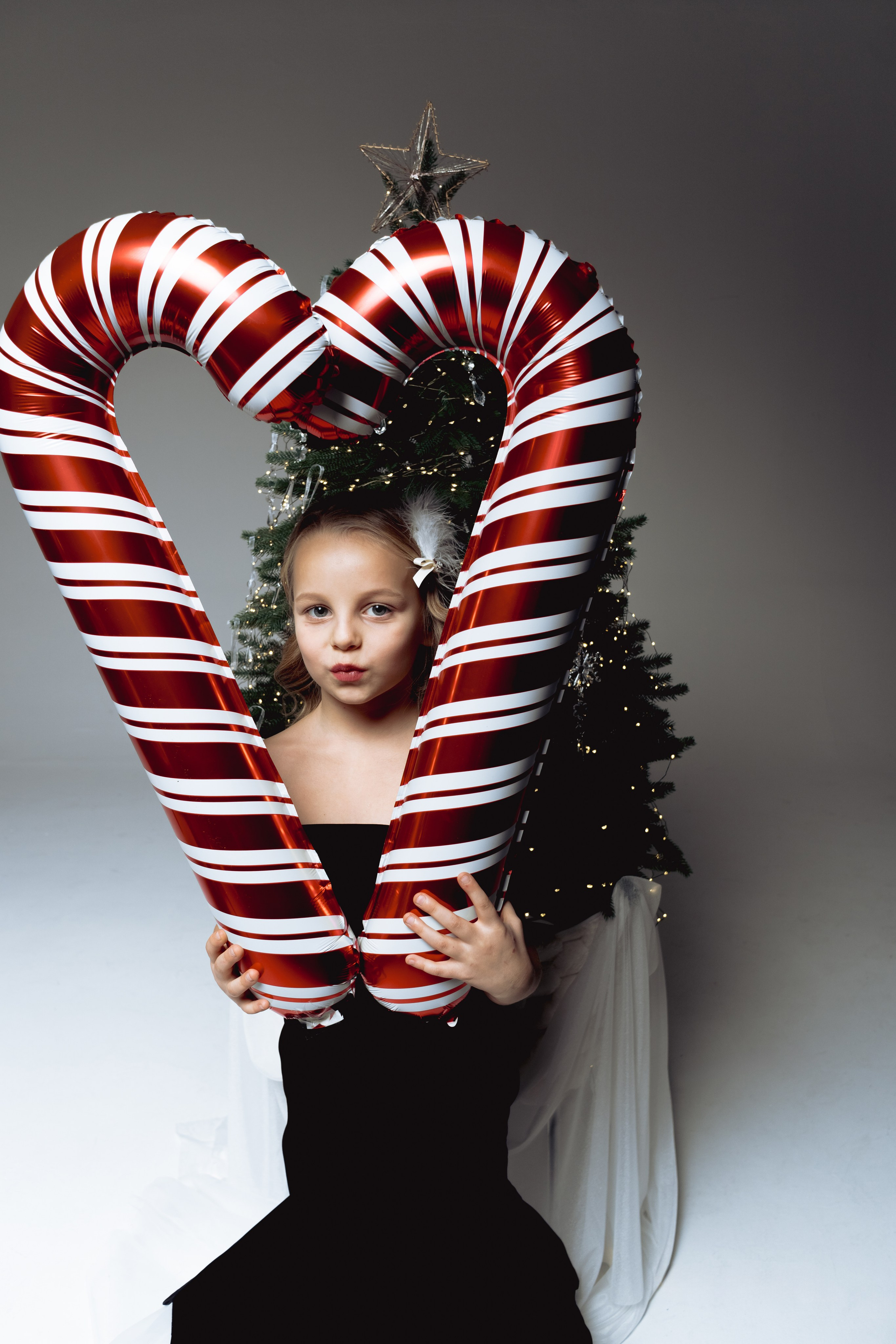 Новогодняя семейная фотосессия в студии Шанхая и Пекина | Мама и дети