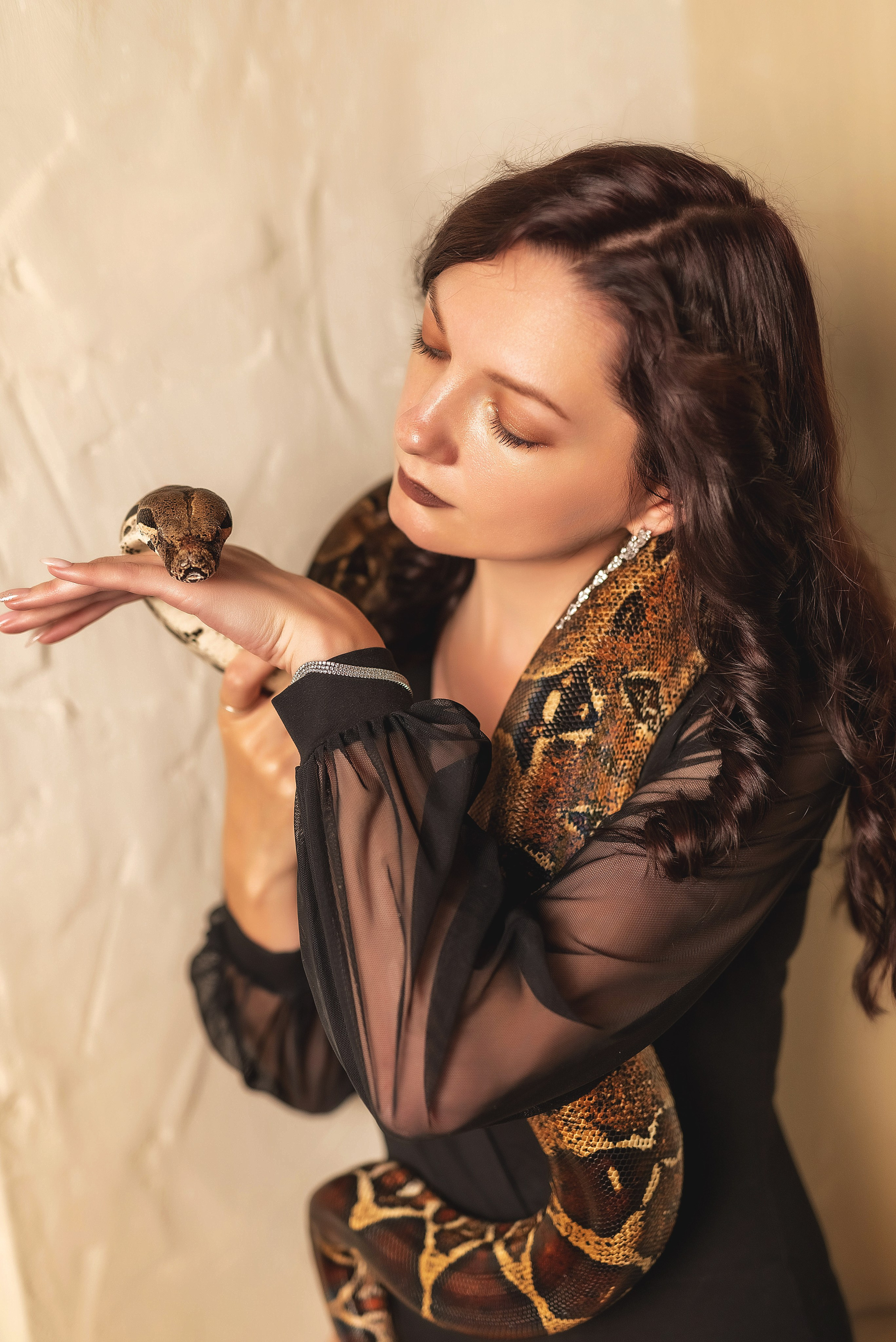 Фотосессия со змеёй. Семейный, детский фотограф в Воронеже Анна Никитина