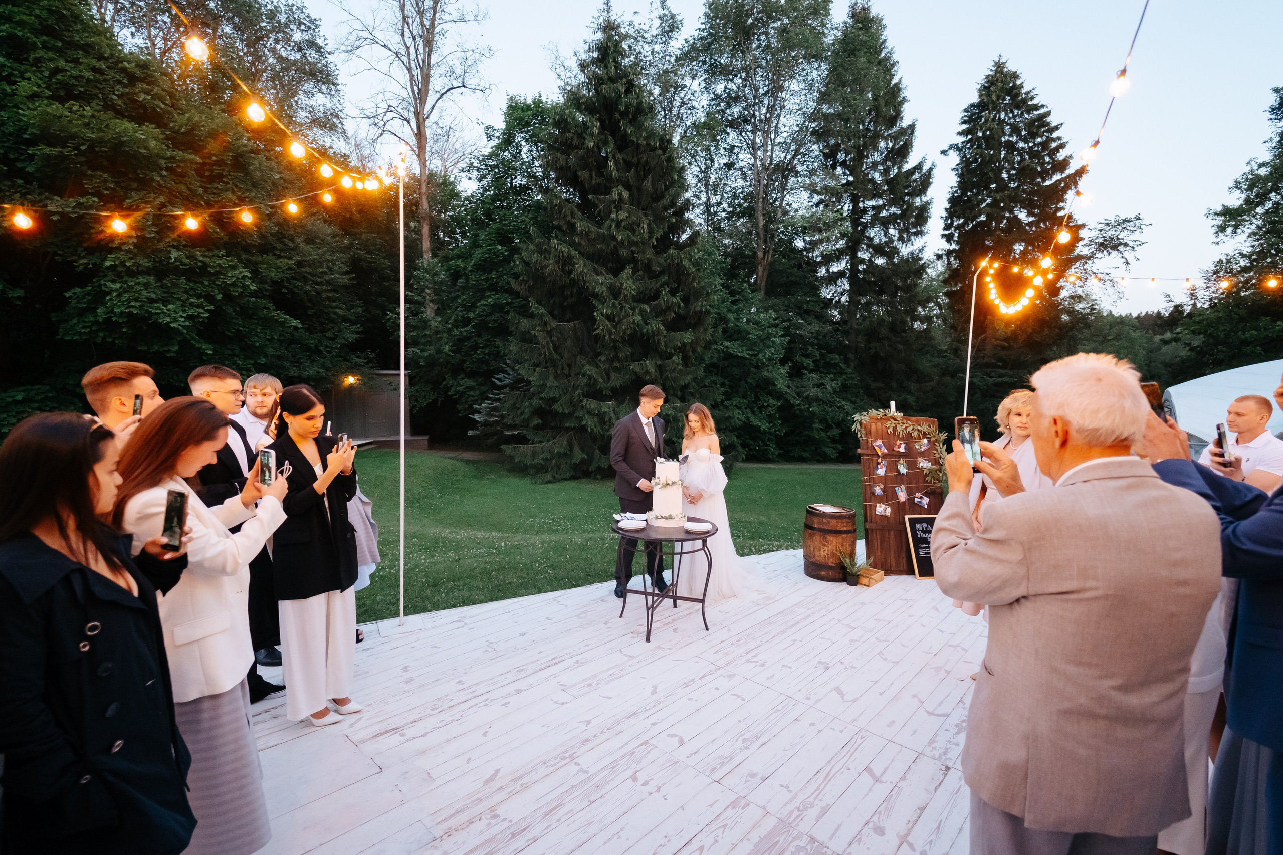 Свадьба загородом в Москве