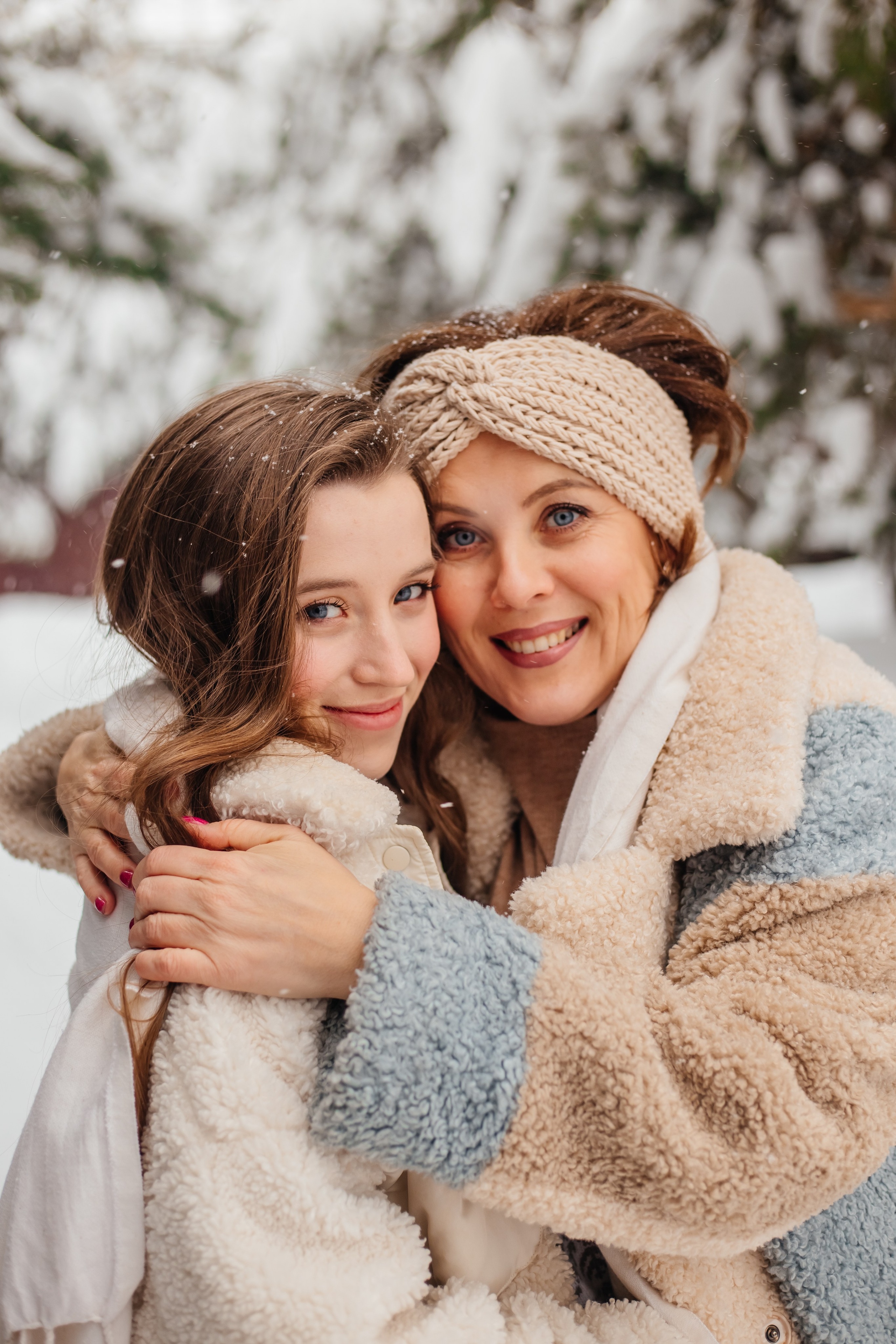 Семейная фотосессия зимой. Коммерческий фотограф в Москве, Наталия Горячева