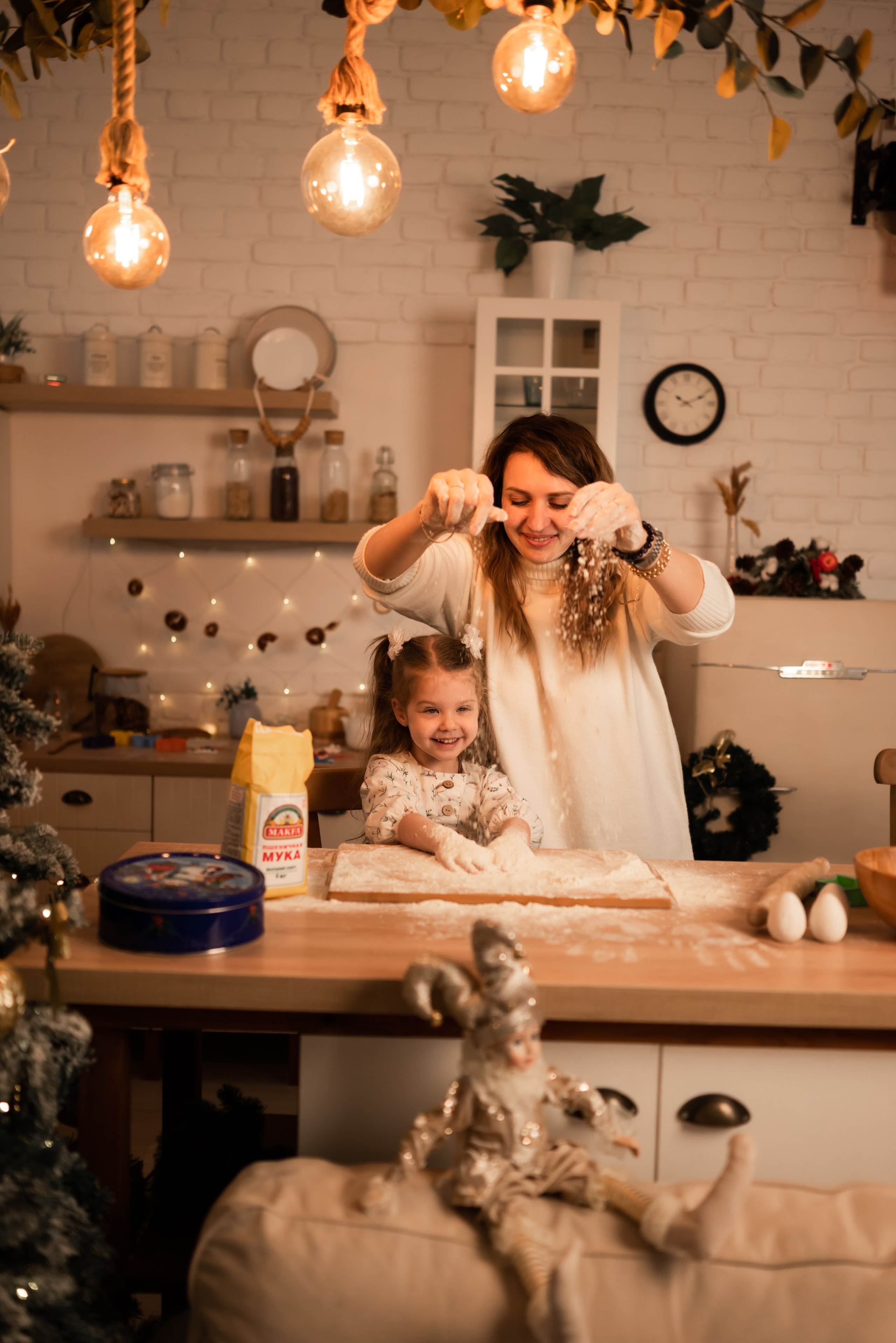 Новогодняя фотосессия в студии Location. Фотограф Ксения Огородова портфолио