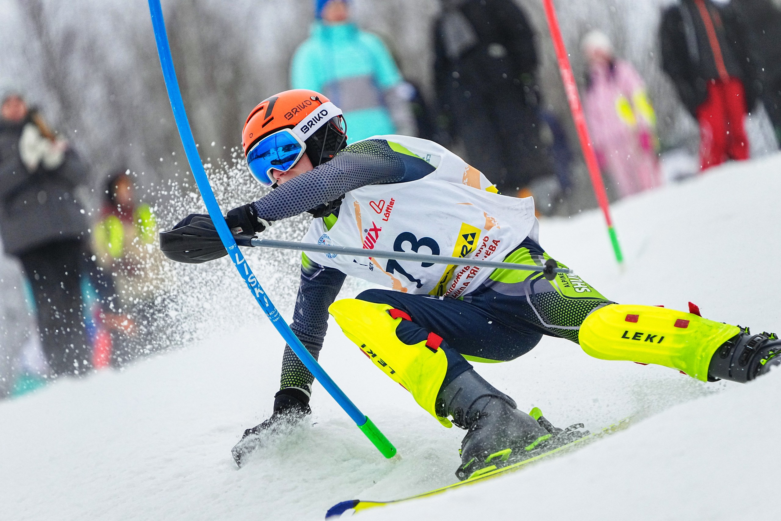 Горные лыжи. Первенство Московской области. Слалом. Шуколово