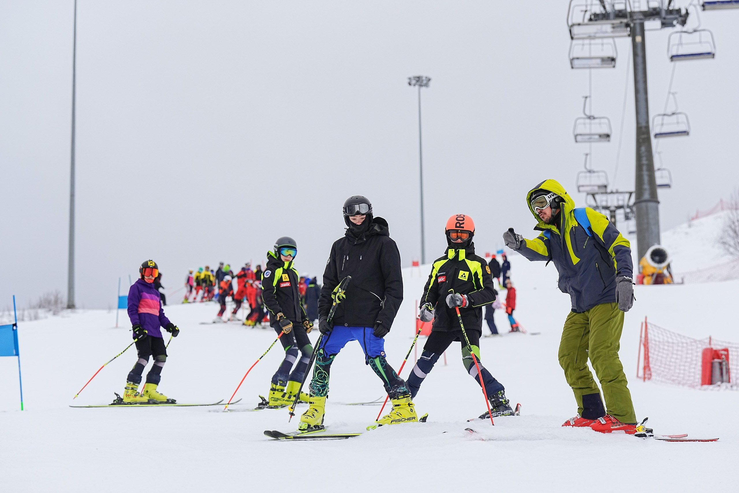 Горные лыжи. Первенство Центрального Федерального Округа. GS U16 Шуколово. Фотограф Студитский Евгений