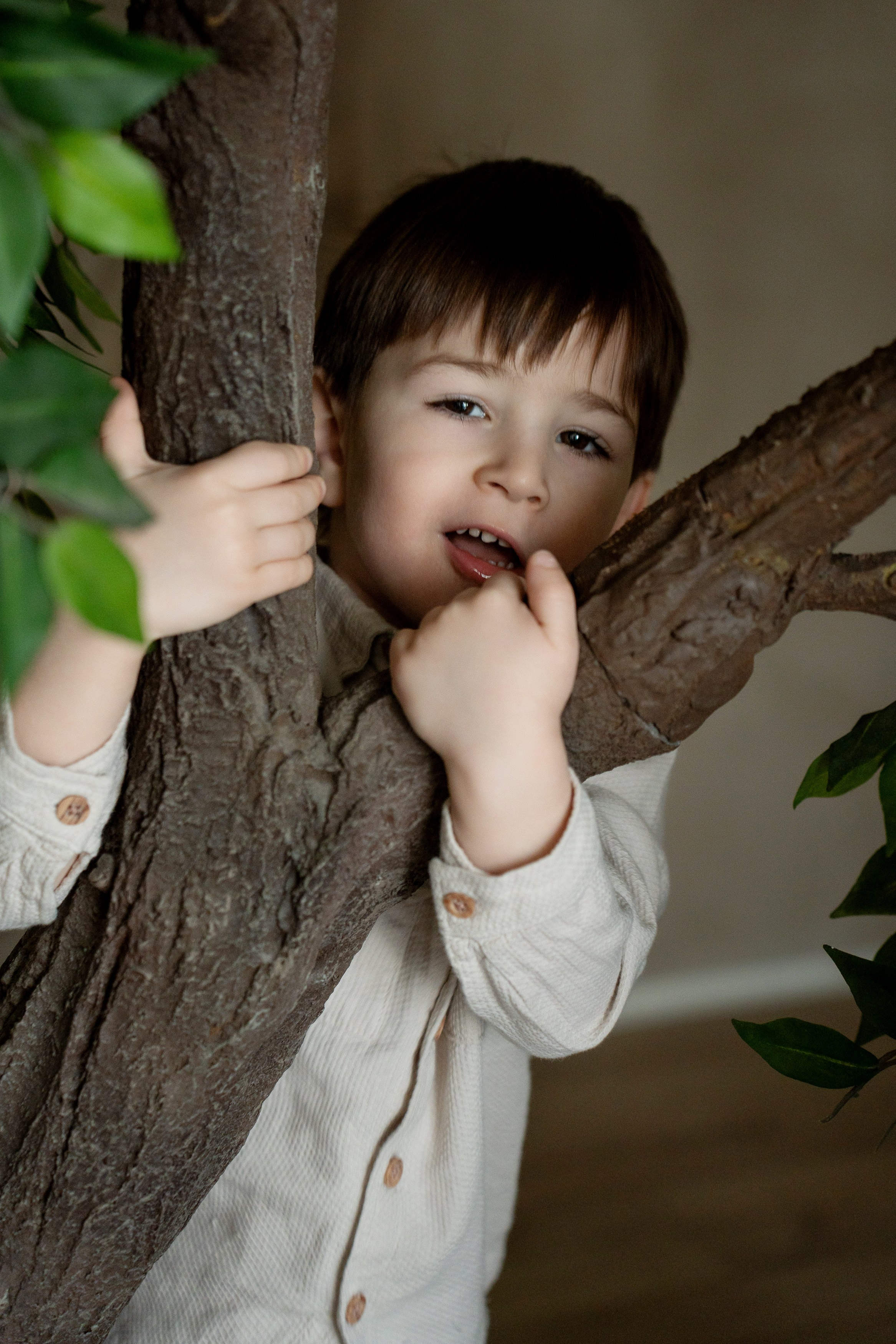 Семейная фотосессия в студии. Портретный фотограф Олеся Владимирова в Москве