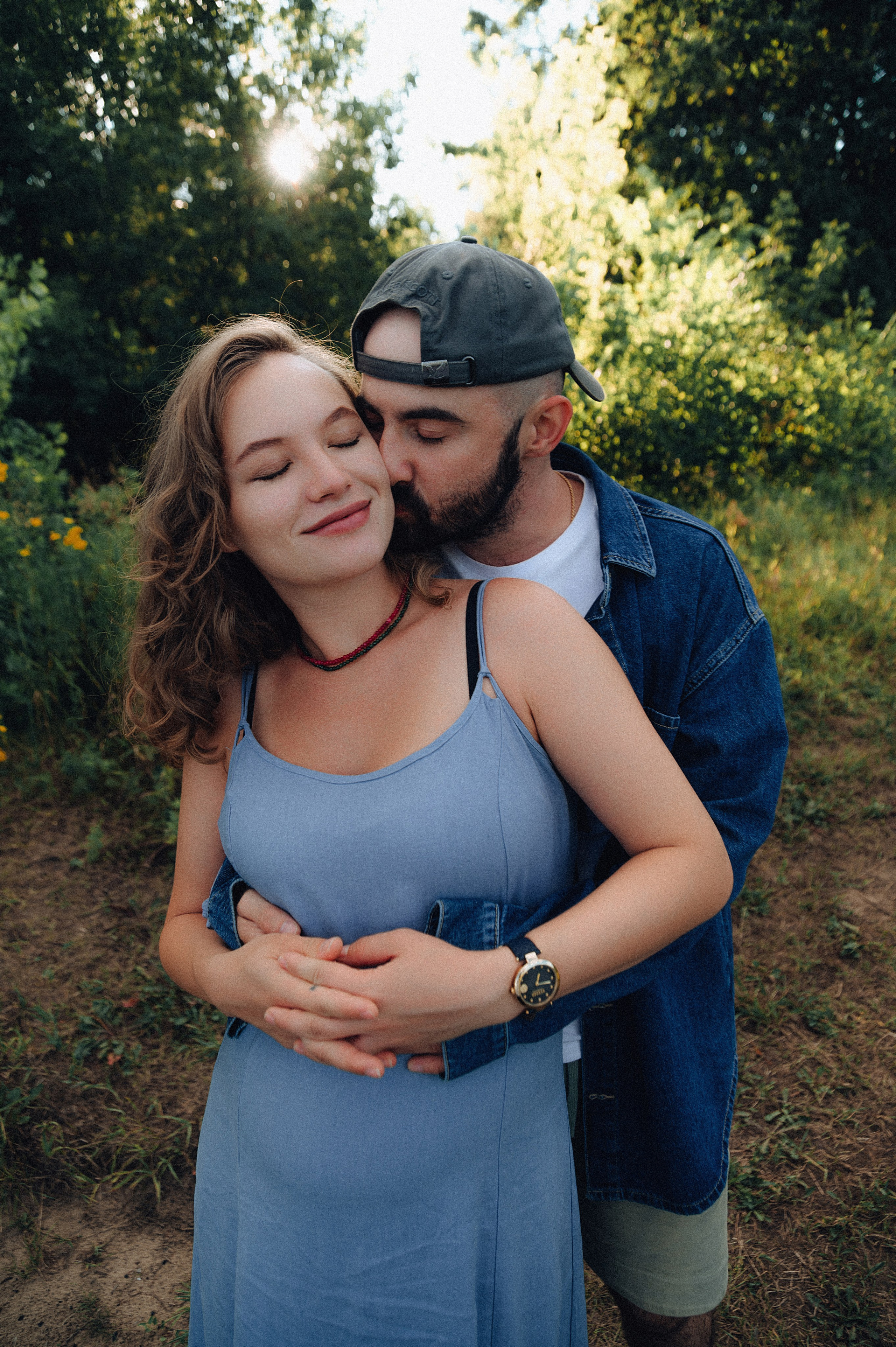 Лес.закат.Вика и Денис. Детский и семейный фотограф Катерина Мишина