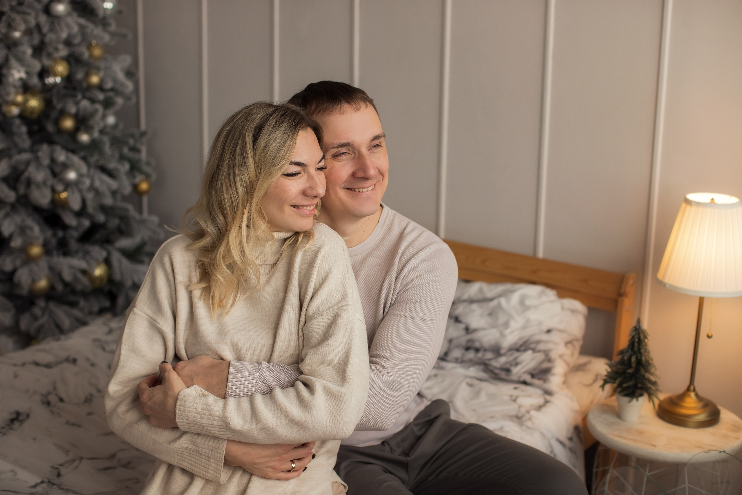 Новогодние объятия. Семейный и детский фотограф в Саратове Полина Коткина