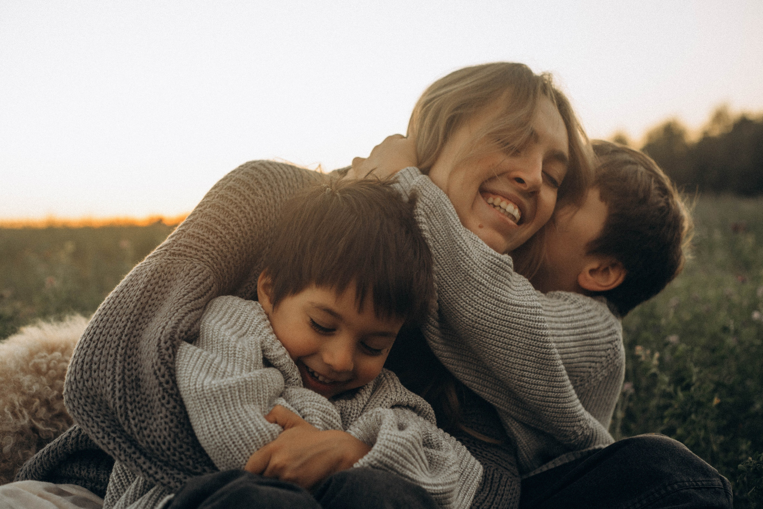 Оля, Саша, Демид, Елисей. Семейный фотограф Юлия Котова
