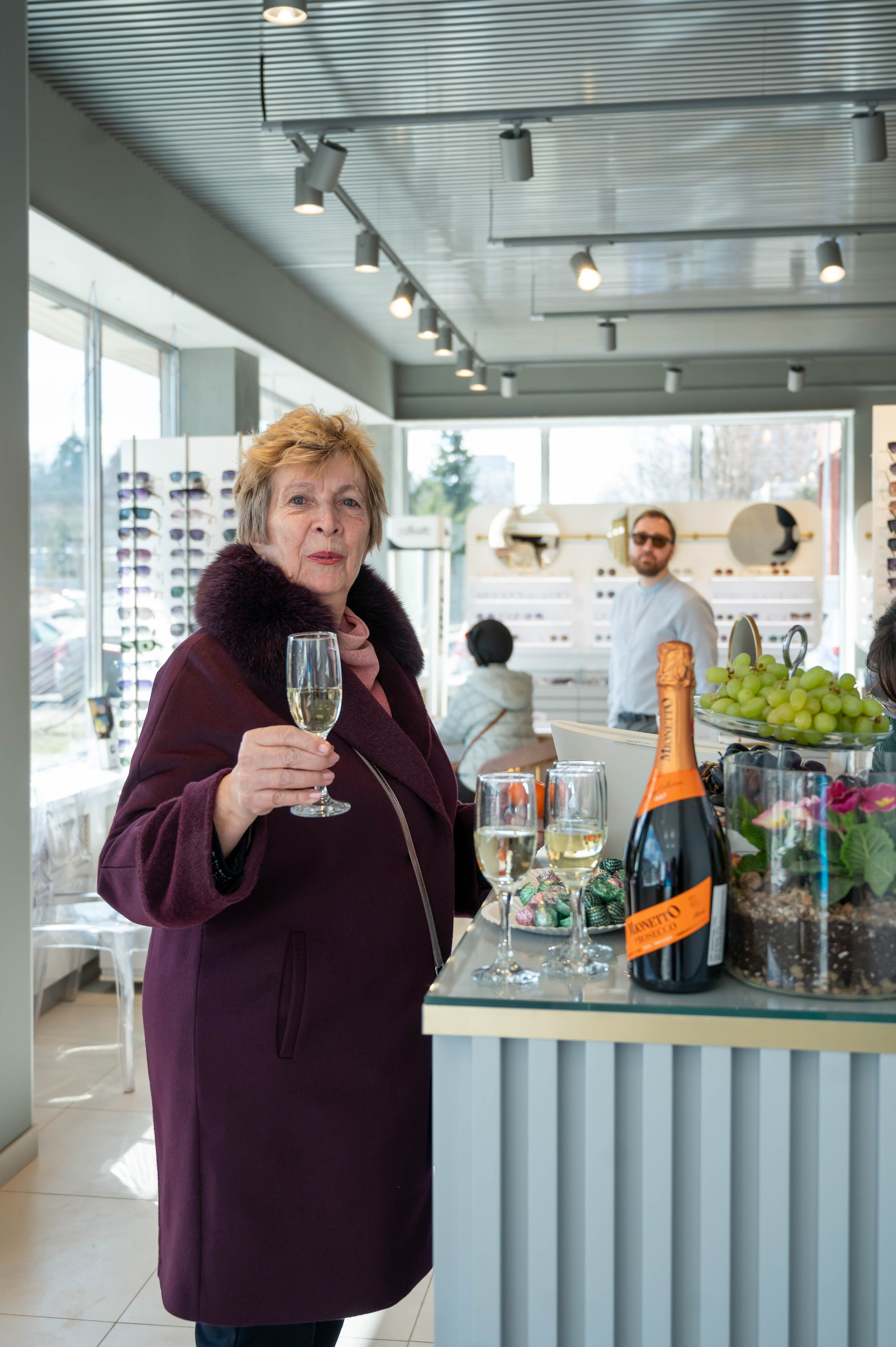 Съёмка открытия оптики