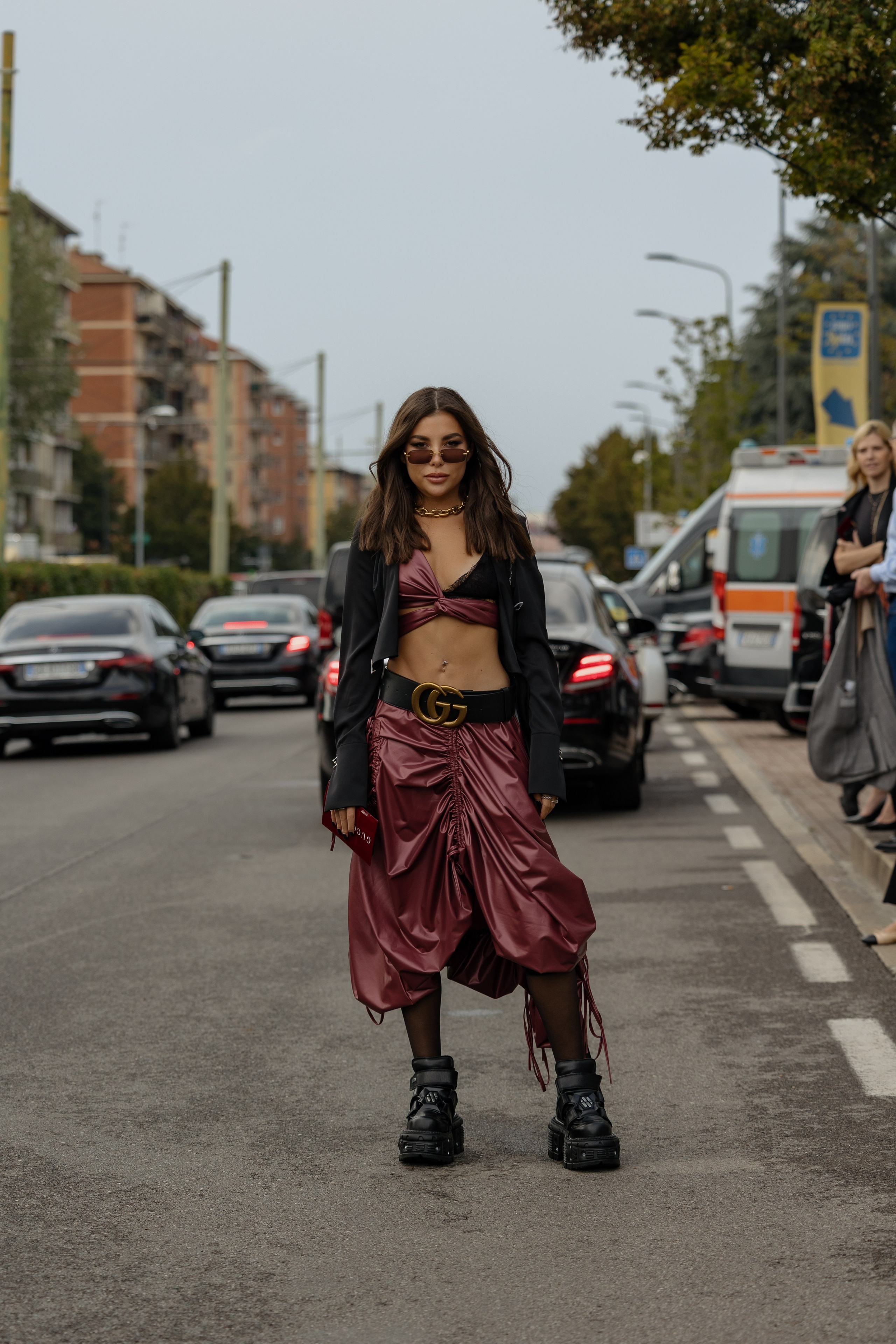 MFW SPRING/SUMMER 2024 GUCCI. Photographer in Milan Ivan Goncharov