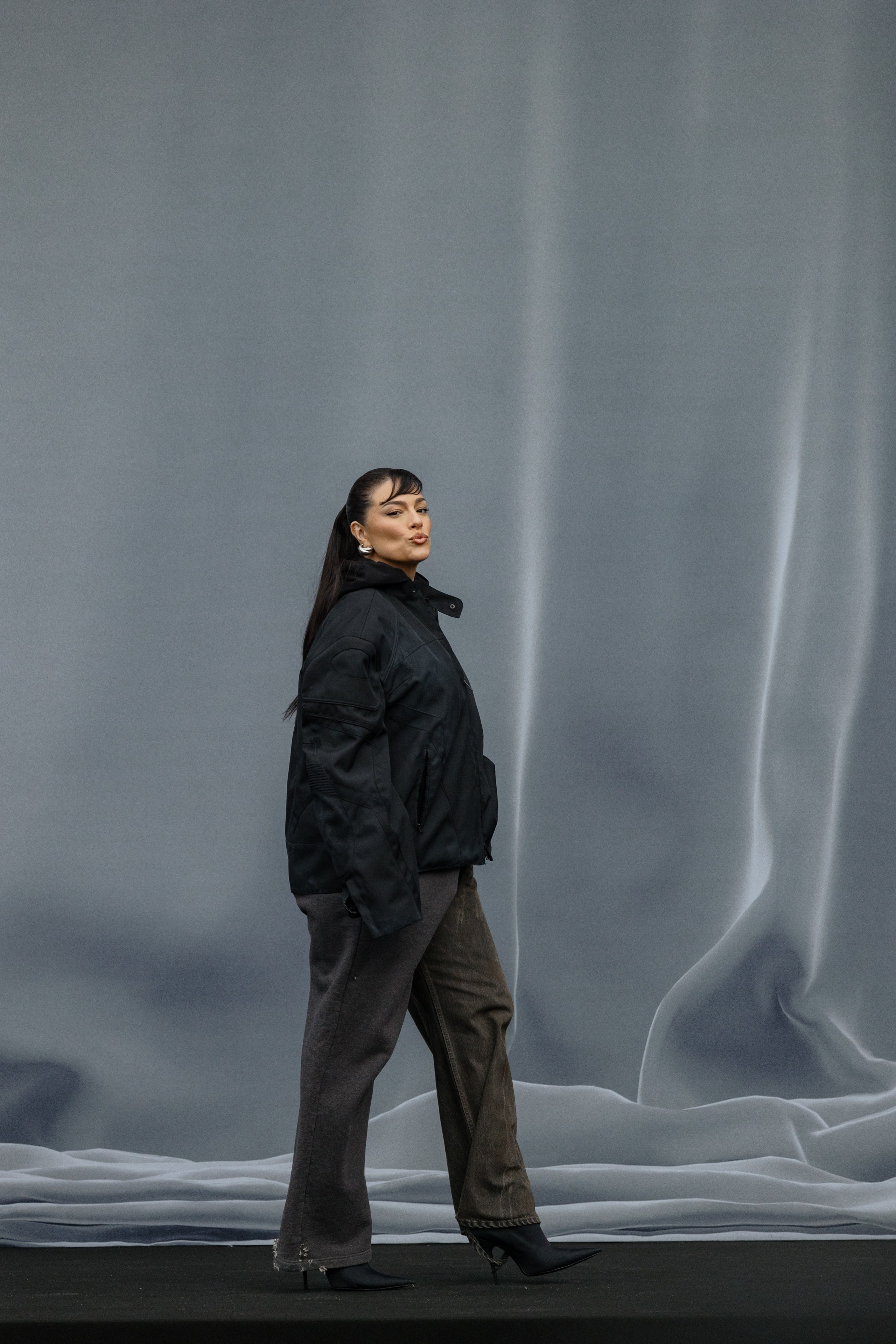 BALENCIAGA PFW WOMENSWEAR FALL-WINTER 24/25. Photographer in Milan Ivan Goncharov