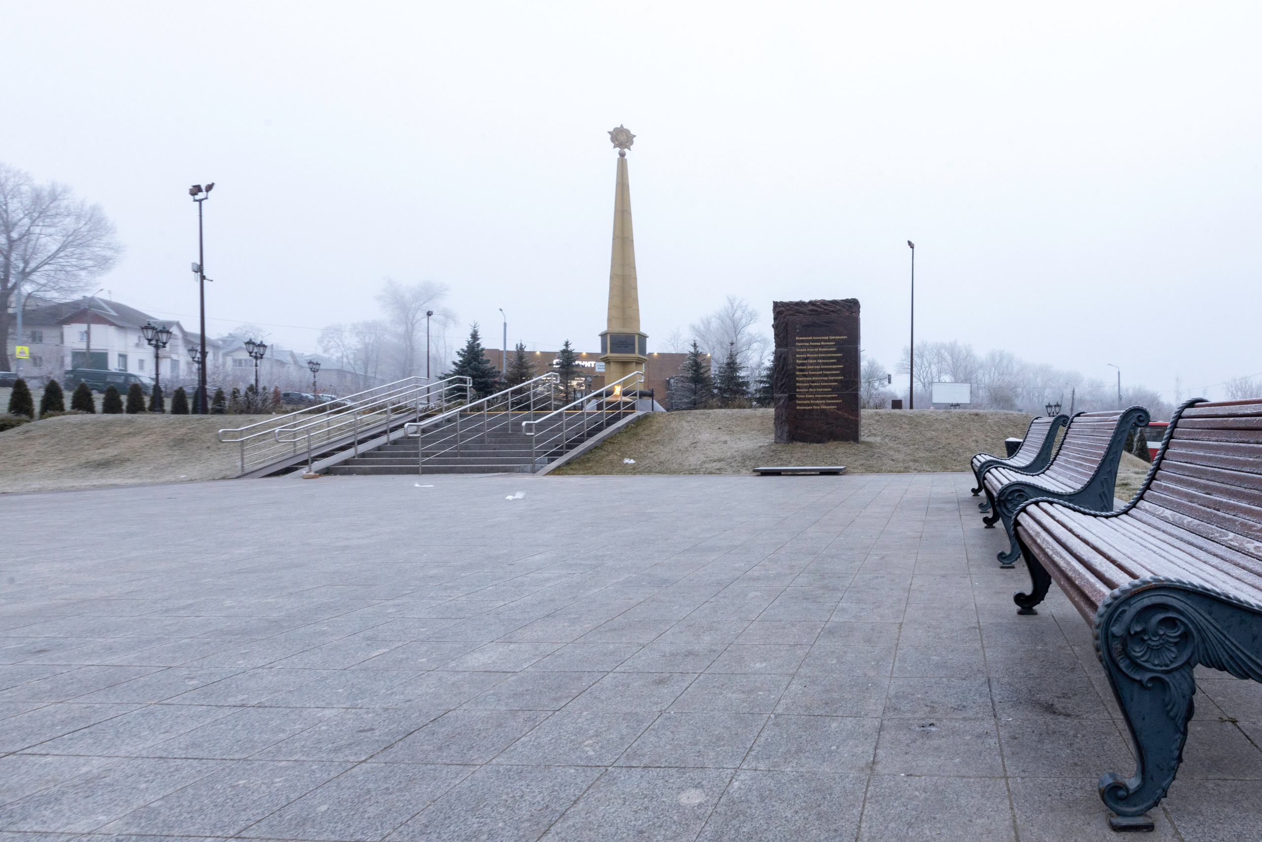 Иней — Менделеевский. Мемориалы Героям Великой Отечественной Войны. Фотограф в Туле Крупский АнДРей. Фотостудия «КАДР71» в Туле