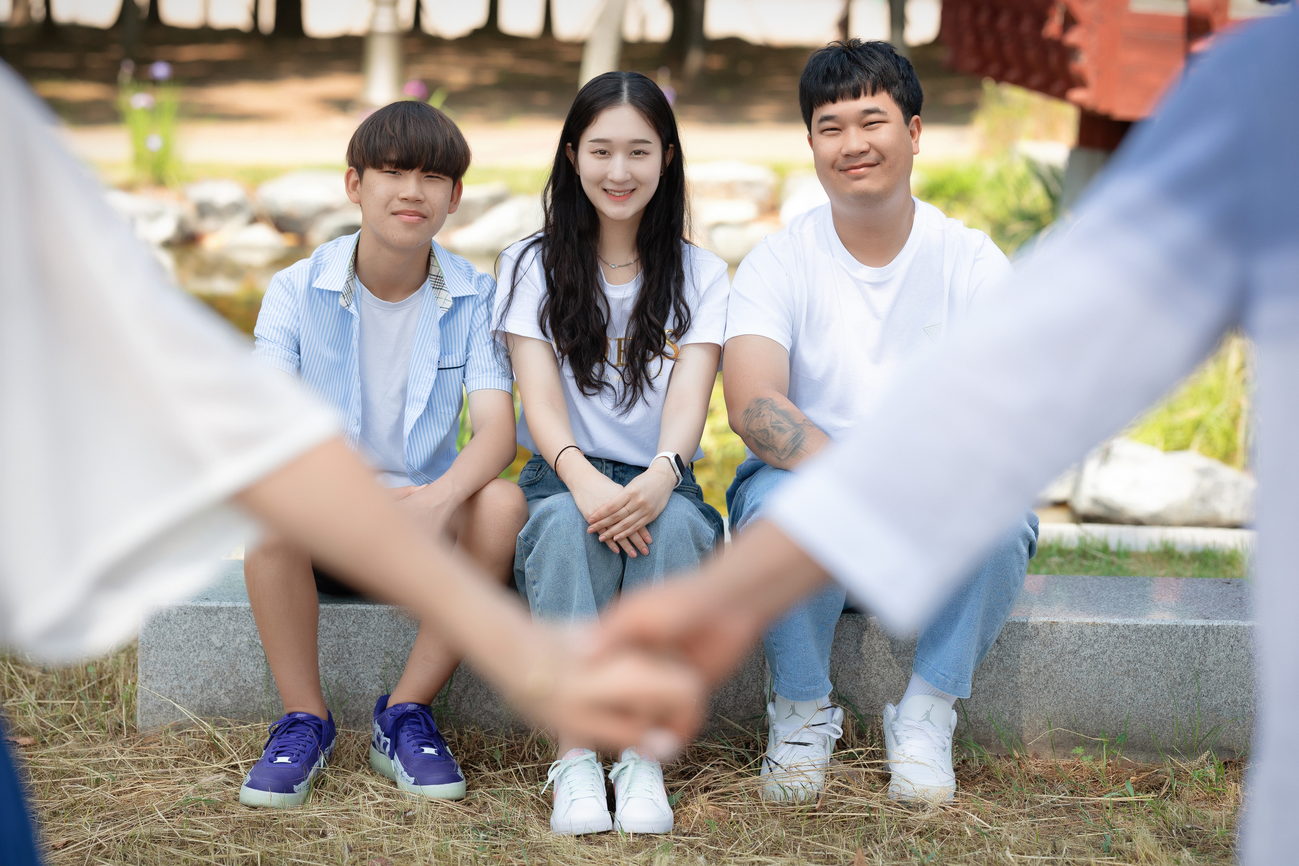 Семейные фотосессии. Фотограф в Корее Фотограф новорождённых Семейный фотограф