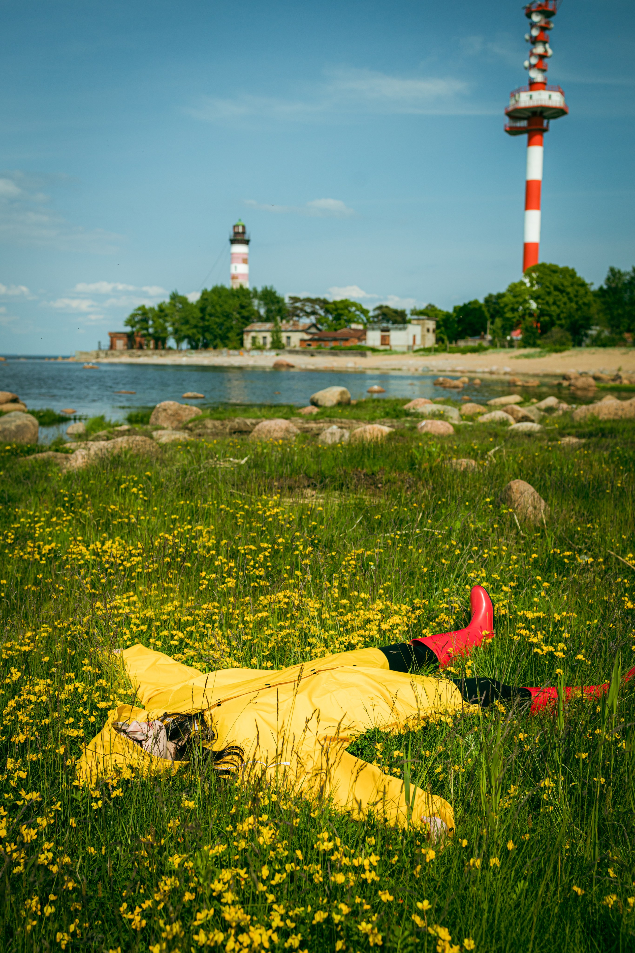 Регина у маяка. Фотограф Санкт-Петербург