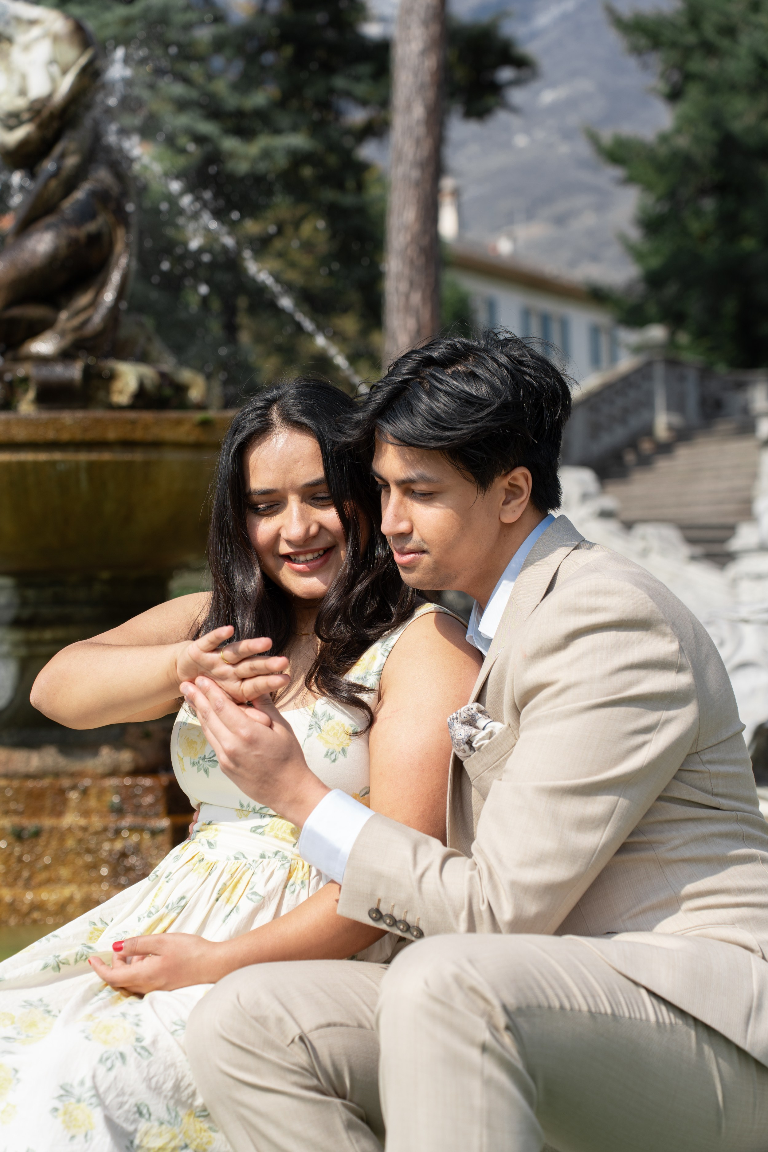 Addy & Fiance. Maria Anistratova | Destination Photographer, Videographer & Drone Pilot — Lake Como