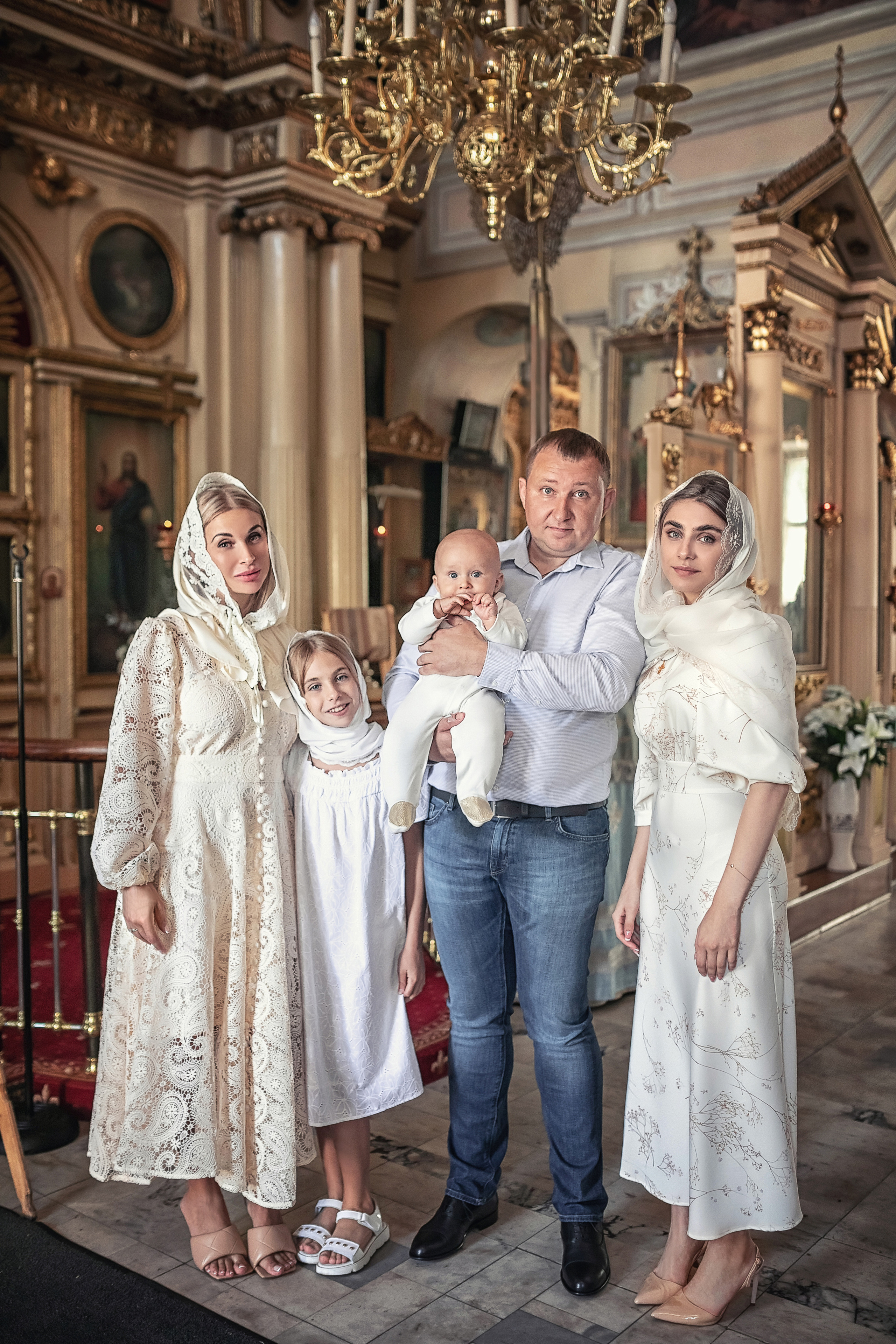 Крещение в храме Косьмы и Дамиана в Болшево 28.08.2021. Фотограф крещения и венчания Антонова Надежда г. Москва