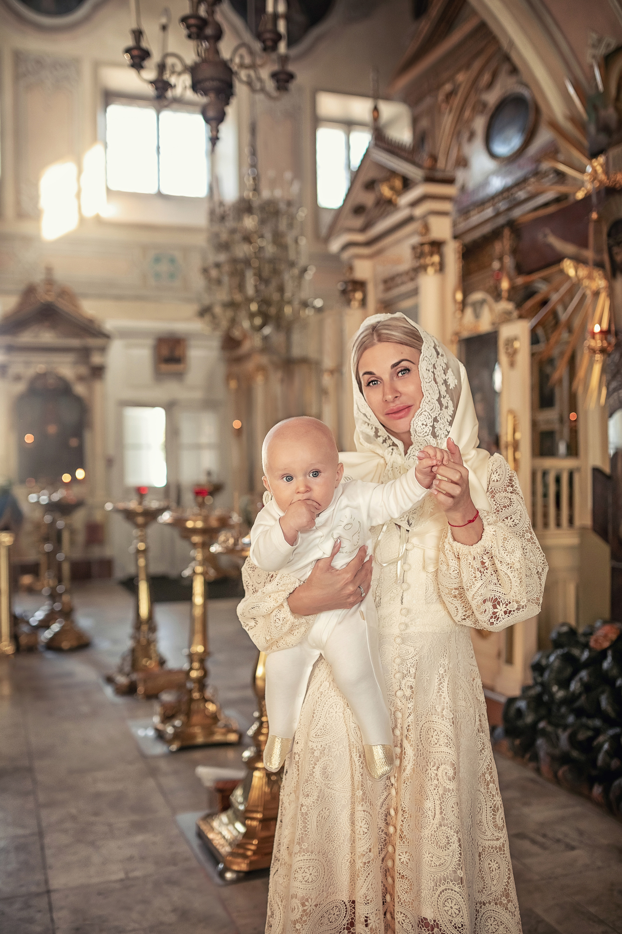 Крещение в храме Косьмы и Дамиана в Болшево 28.08.2021. Фотограф крещения и венчания Антонова Надежда г. Москва