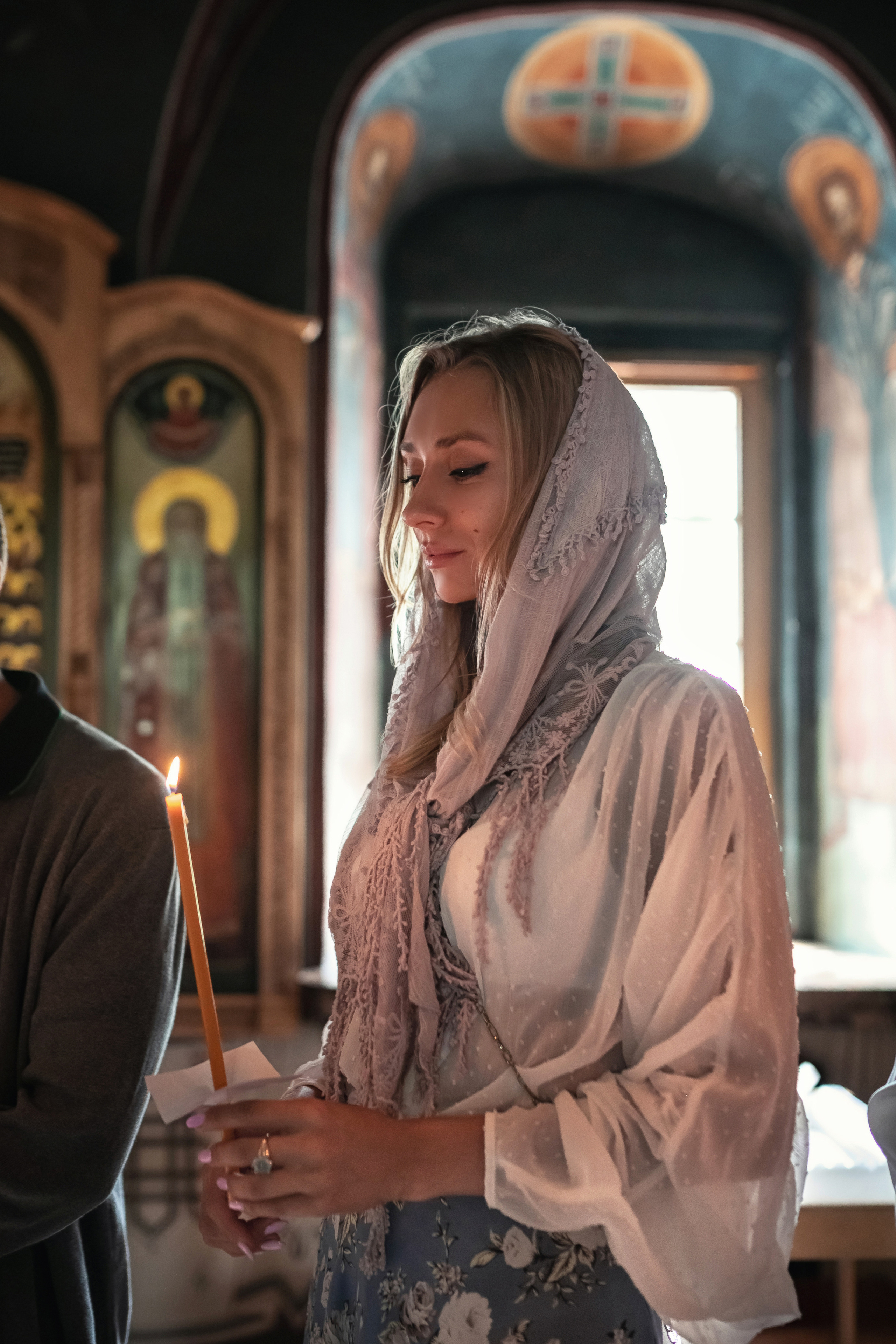 Крещение в храме Успения Пресвятой Богородицы в селе Успенское 08.08.2021. Фотограф крещения и венчания Антонова Надежда г. Москва