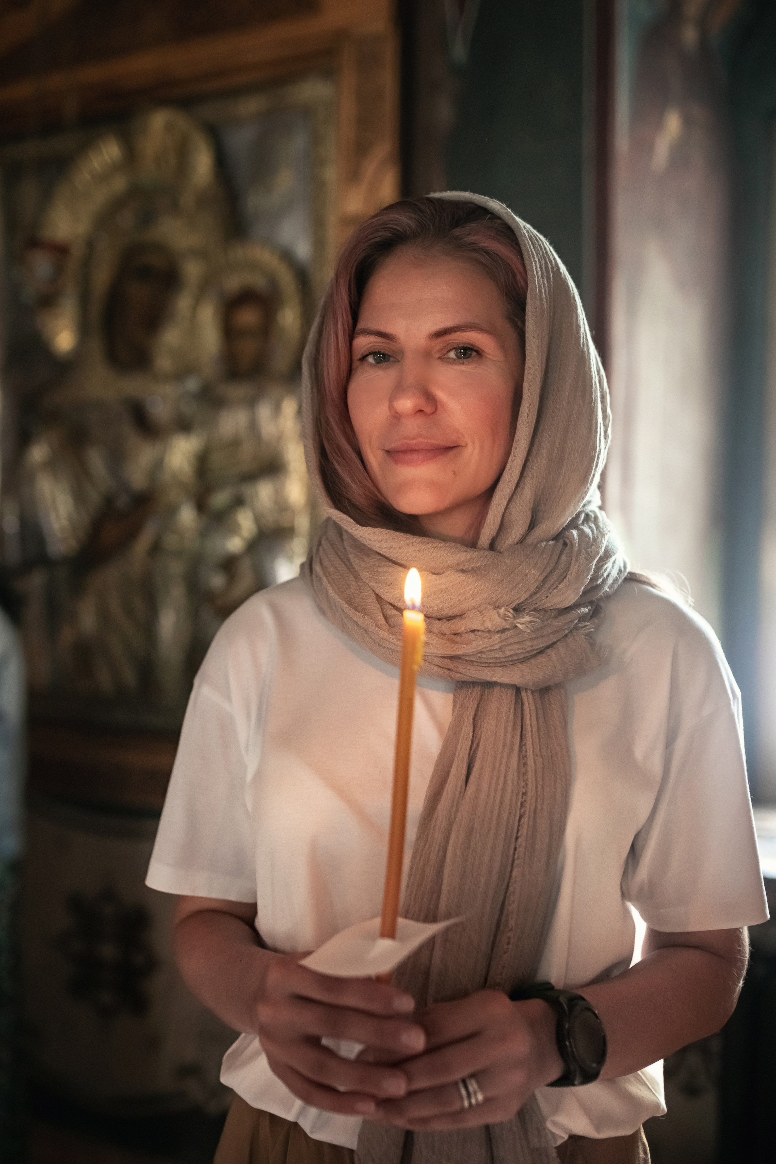 Крещение в храме Успения Пресвятой Богородицы в селе Успенское 08.08.2021. Фотограф крещения и венчания Антонова Надежда г. Москва