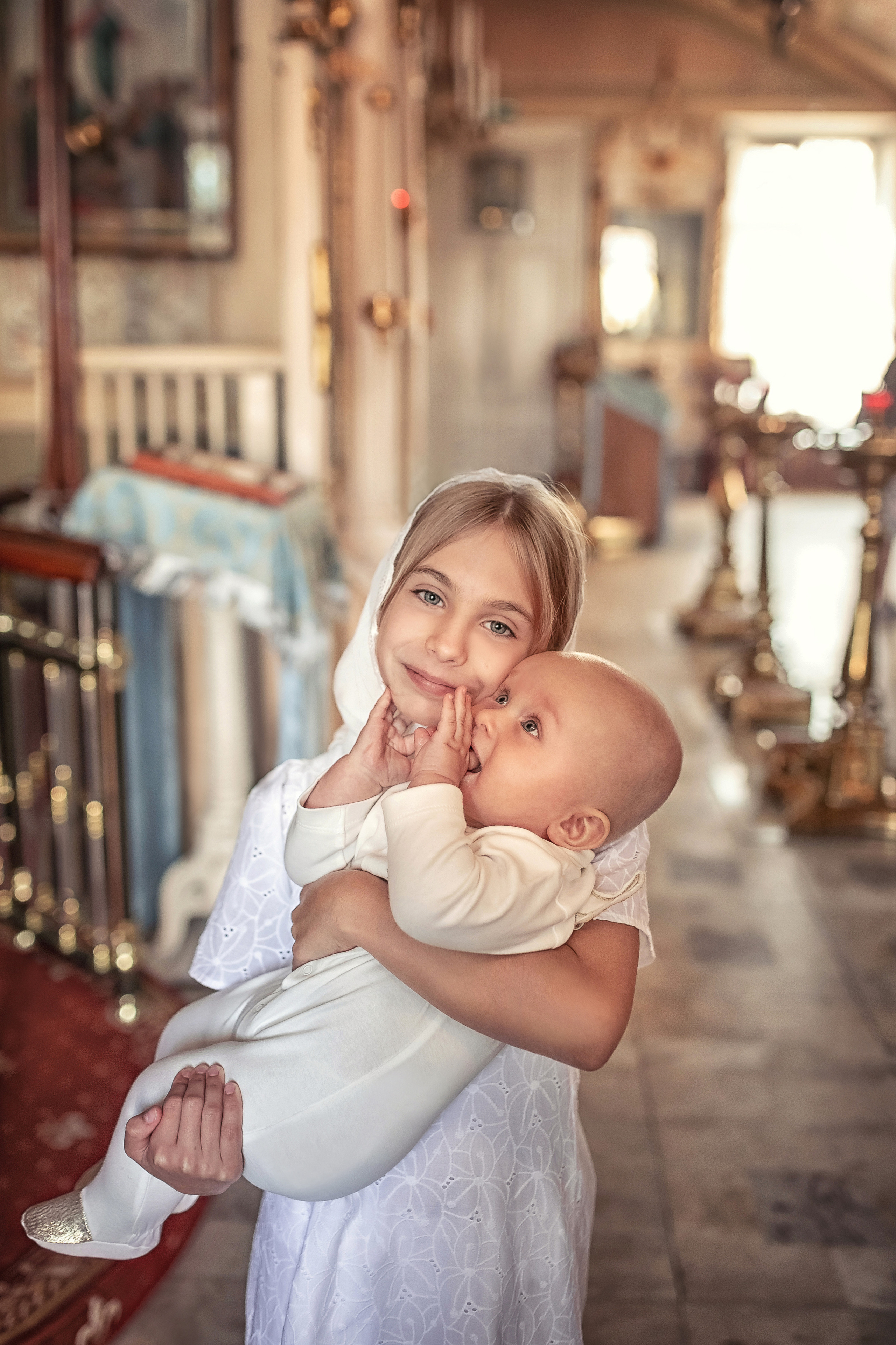 Крещение в храме Косьмы и Дамиана в Болшево 28.08.2021. Фотограф крещения и венчания Антонова Надежда г. Москва