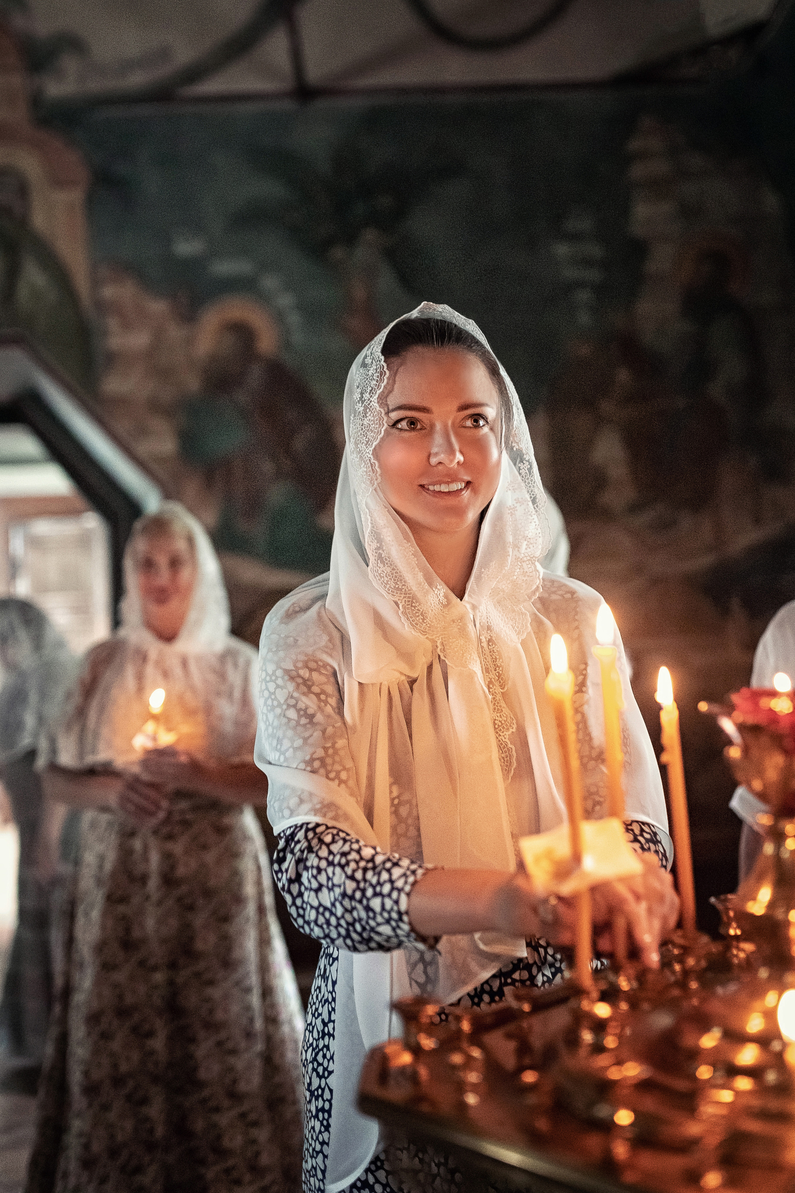Крещение в храме Успения Пресвятой Богородицы в селе Успенское 08.08.2021. Фотограф крещения и венчания Антонова Надежда г. Москва