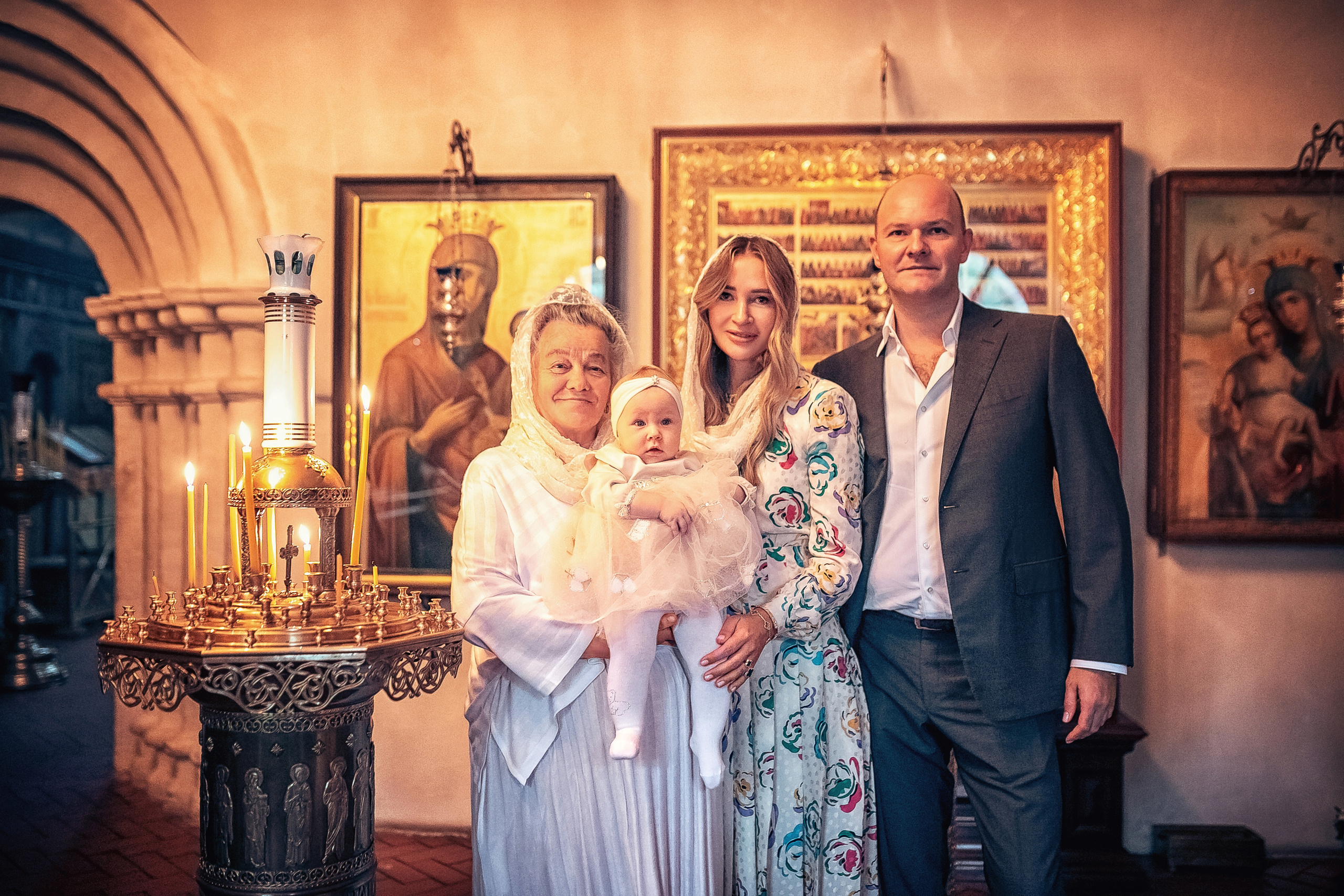 Крещение в храме Троицы Живоначальной в Троицком-Голенищеве 18.09.2022. Фотограф крещения и венчания Антонова Надежда г. Москва