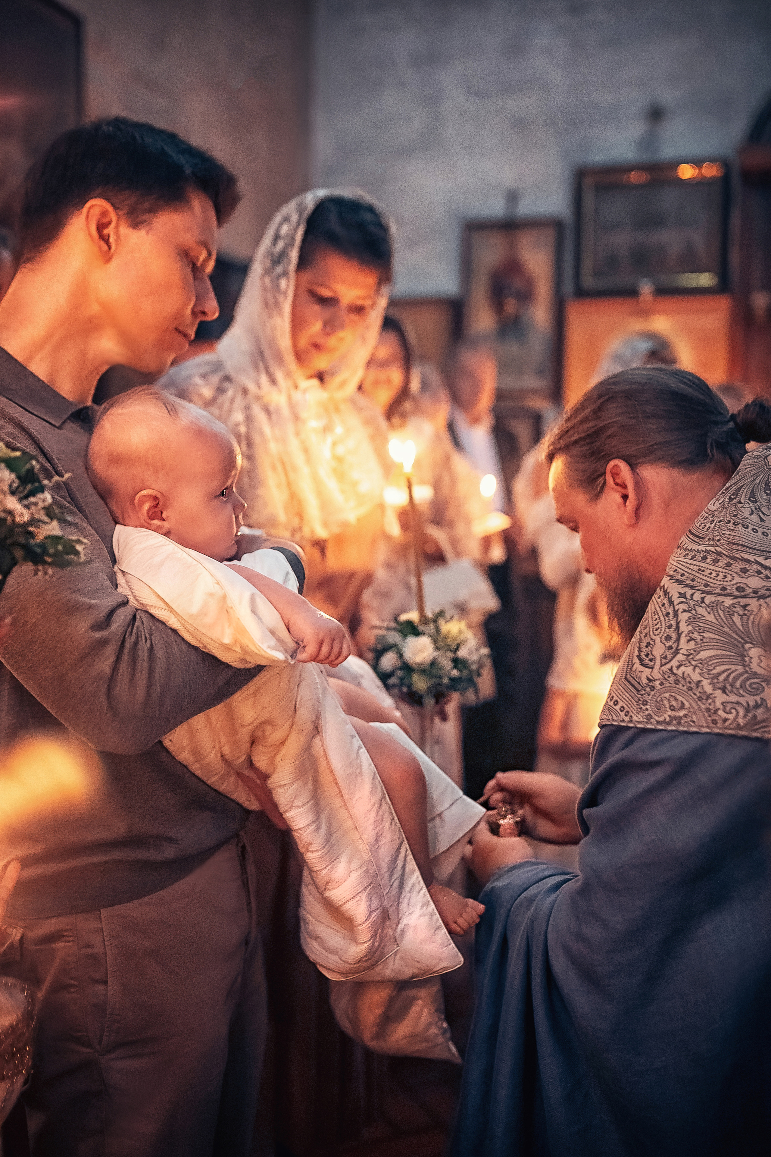 Крещение в храме Троицы Живоначальной в Троицком-Голенищеве 18.09.2022. Фотограф крещения и венчания Антонова Надежда г. Москва