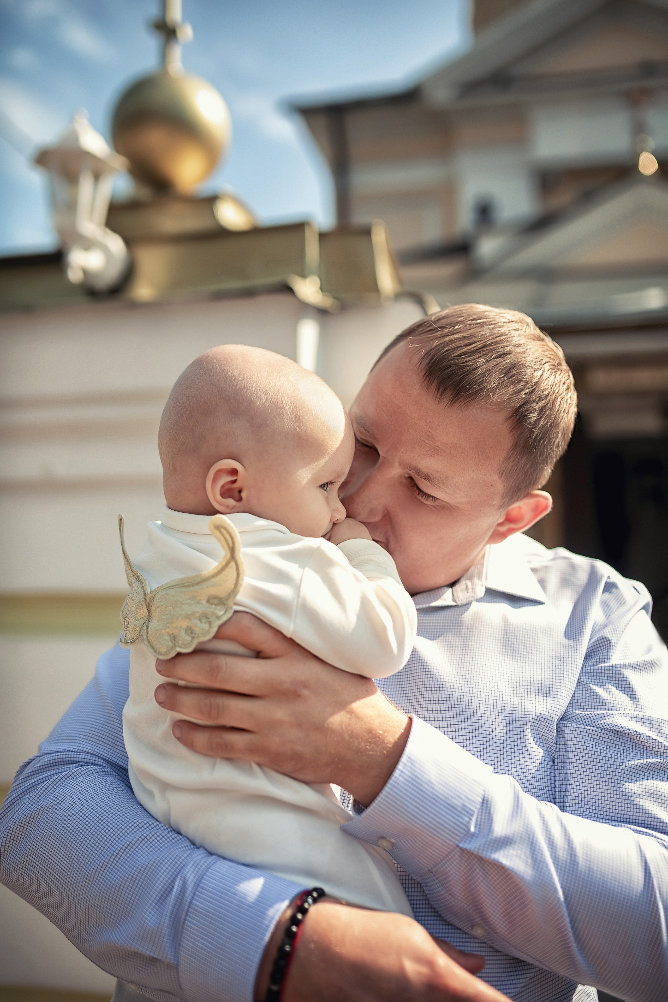Крещение в храме Косьмы и Дамиана в Болшево 28.08.2021. Фотограф крещения и венчания Антонова Надежда г. Москва