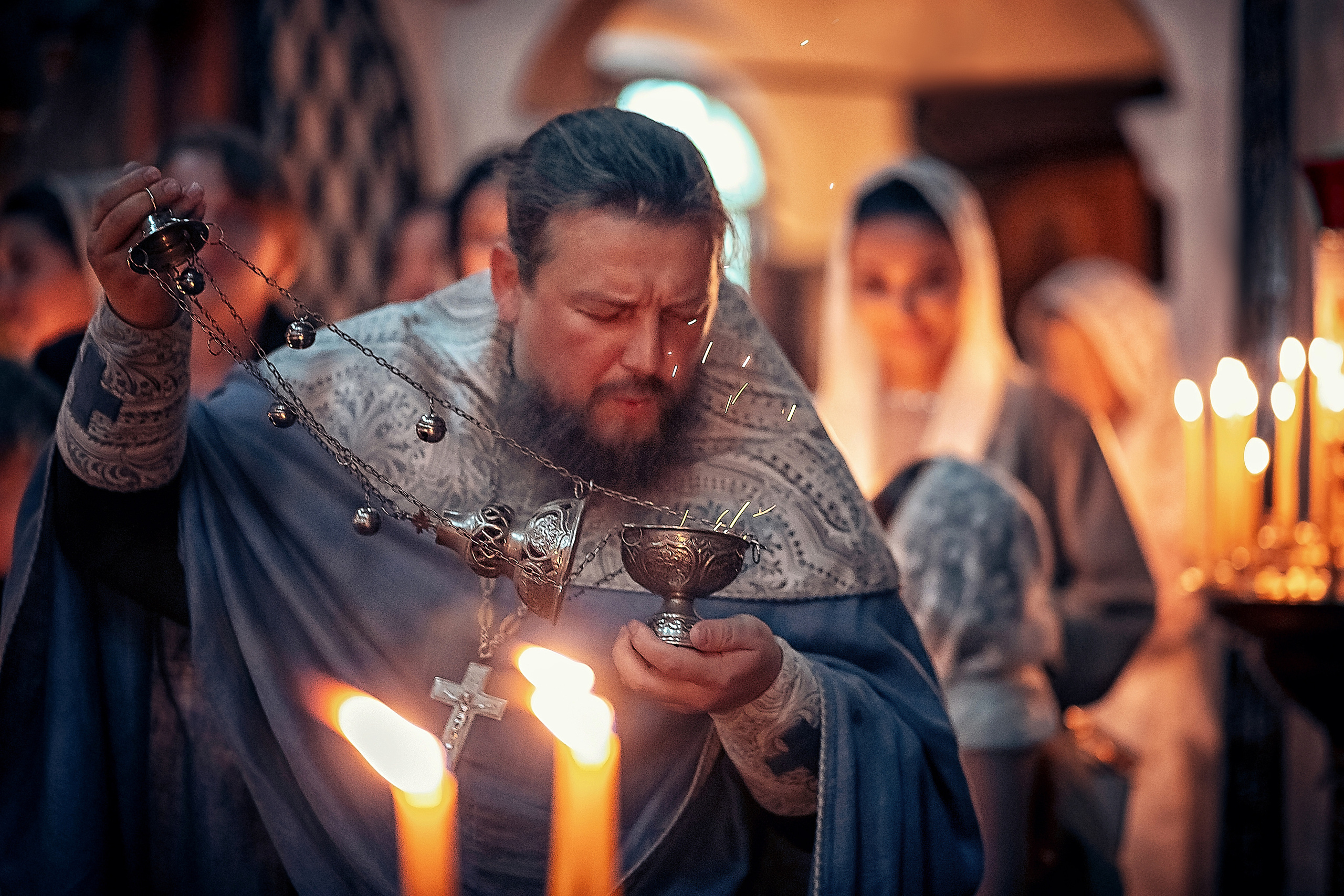 Крещение в храме Троицы Живоначальной в Троицком-Голенищеве 18.09.2022. Фотограф крещения и венчания Антонова Надежда г. Москва
